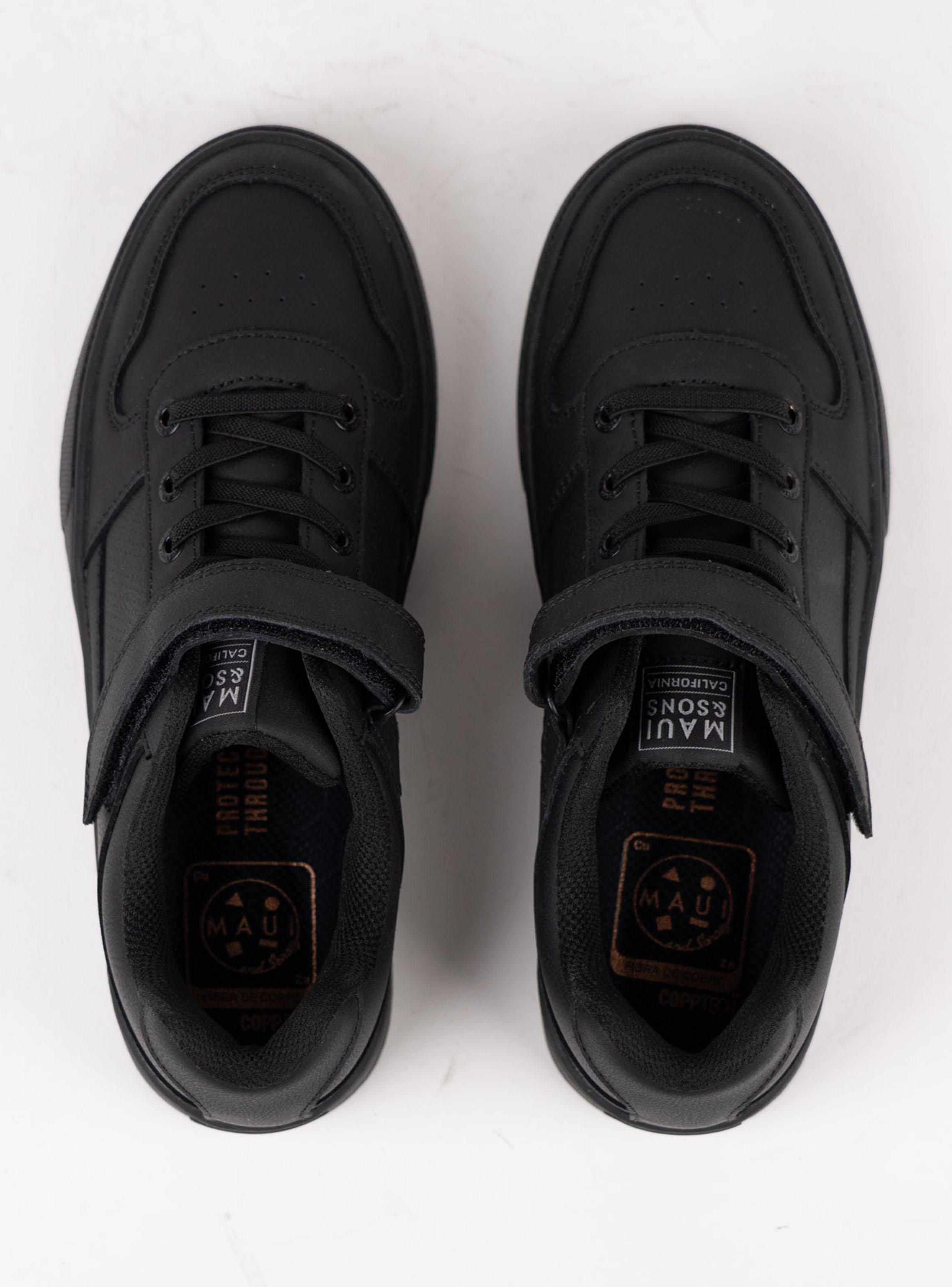 Zapato Escolar Cuero Velcro y Cordón Mujer-5