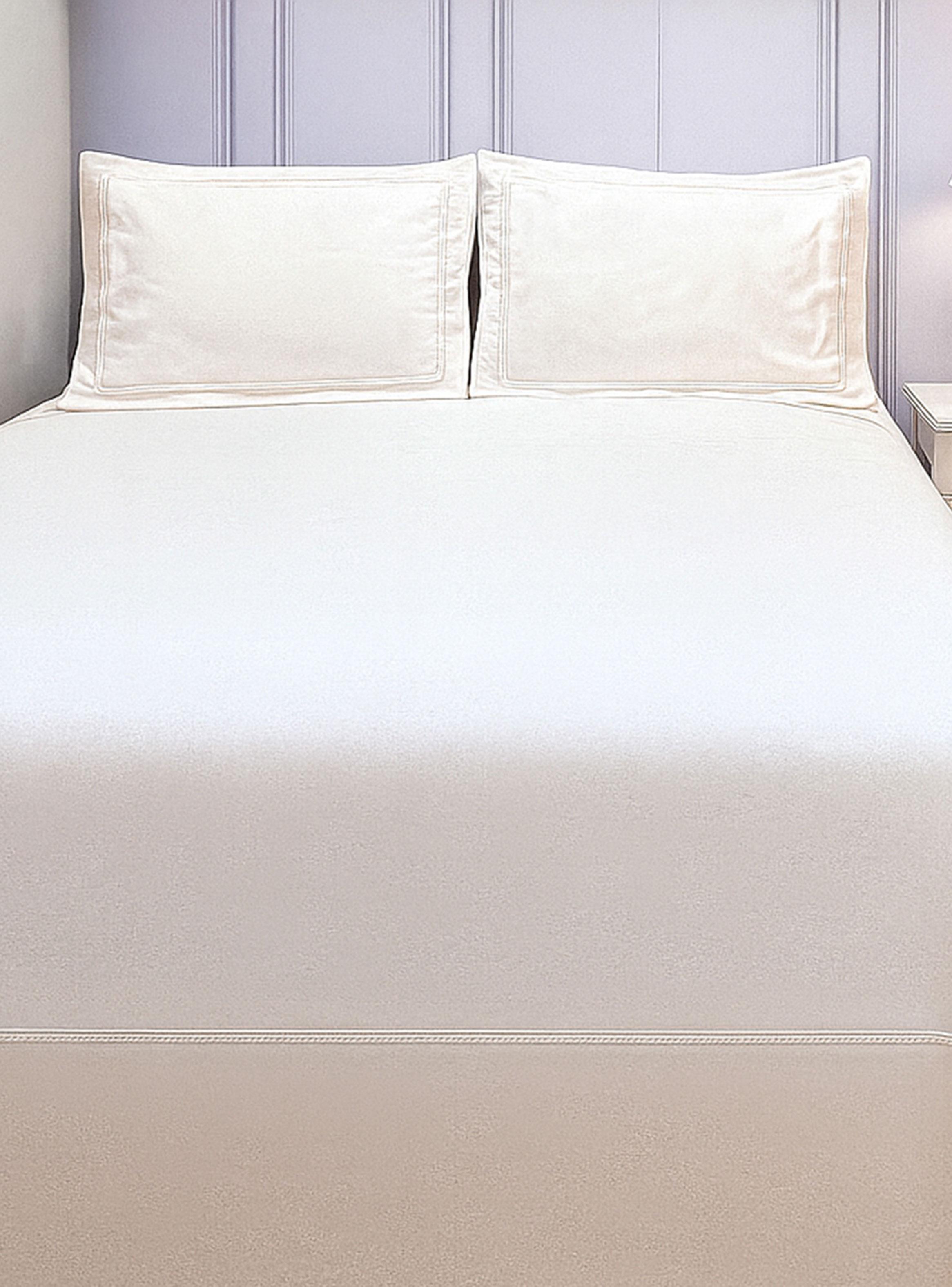 Cubrecama Algodón Bianca Blanco King-2