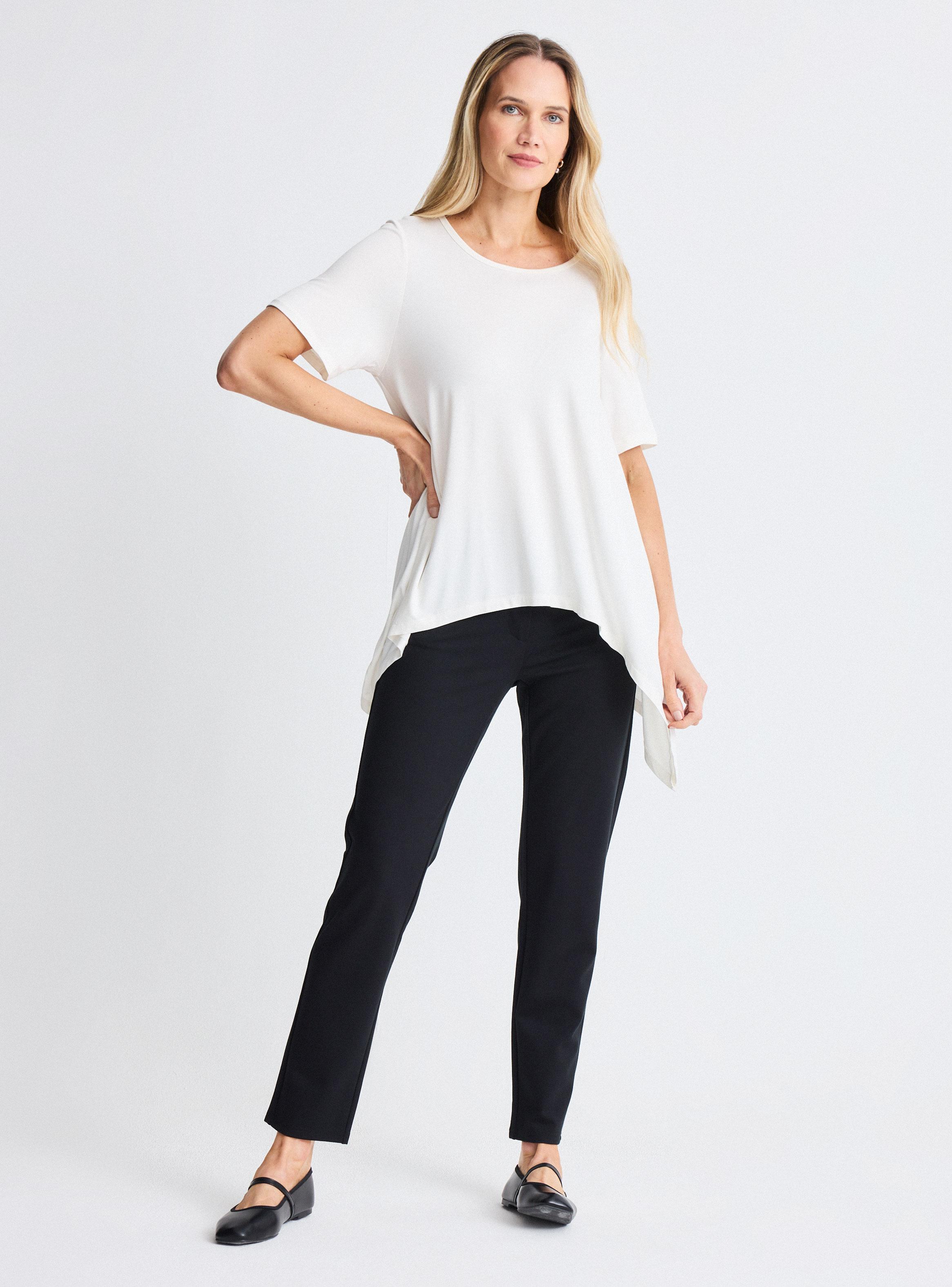 Polera Asimétrica de Manga Corta-4