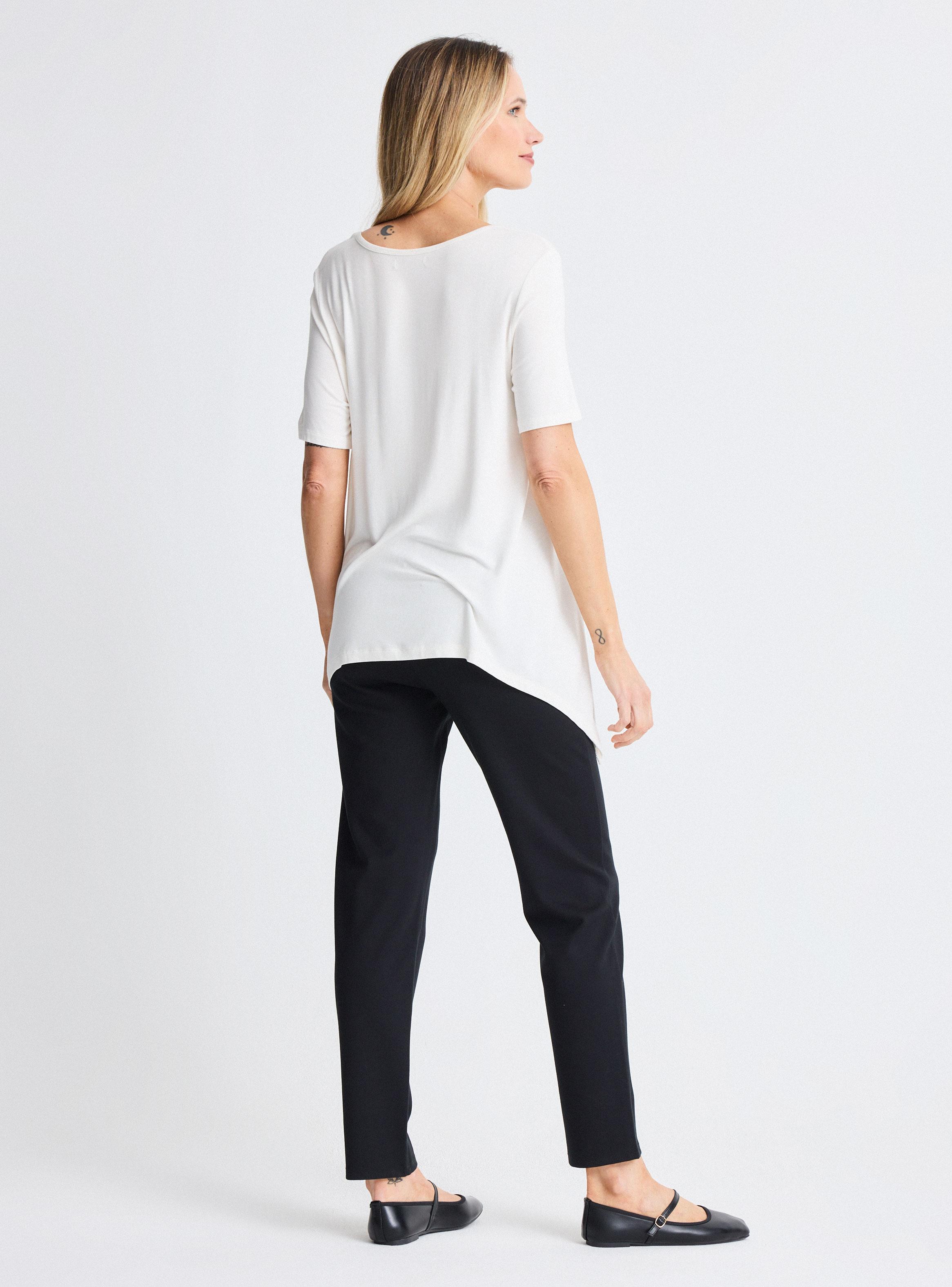 Polera Asimétrica de Manga Corta-5