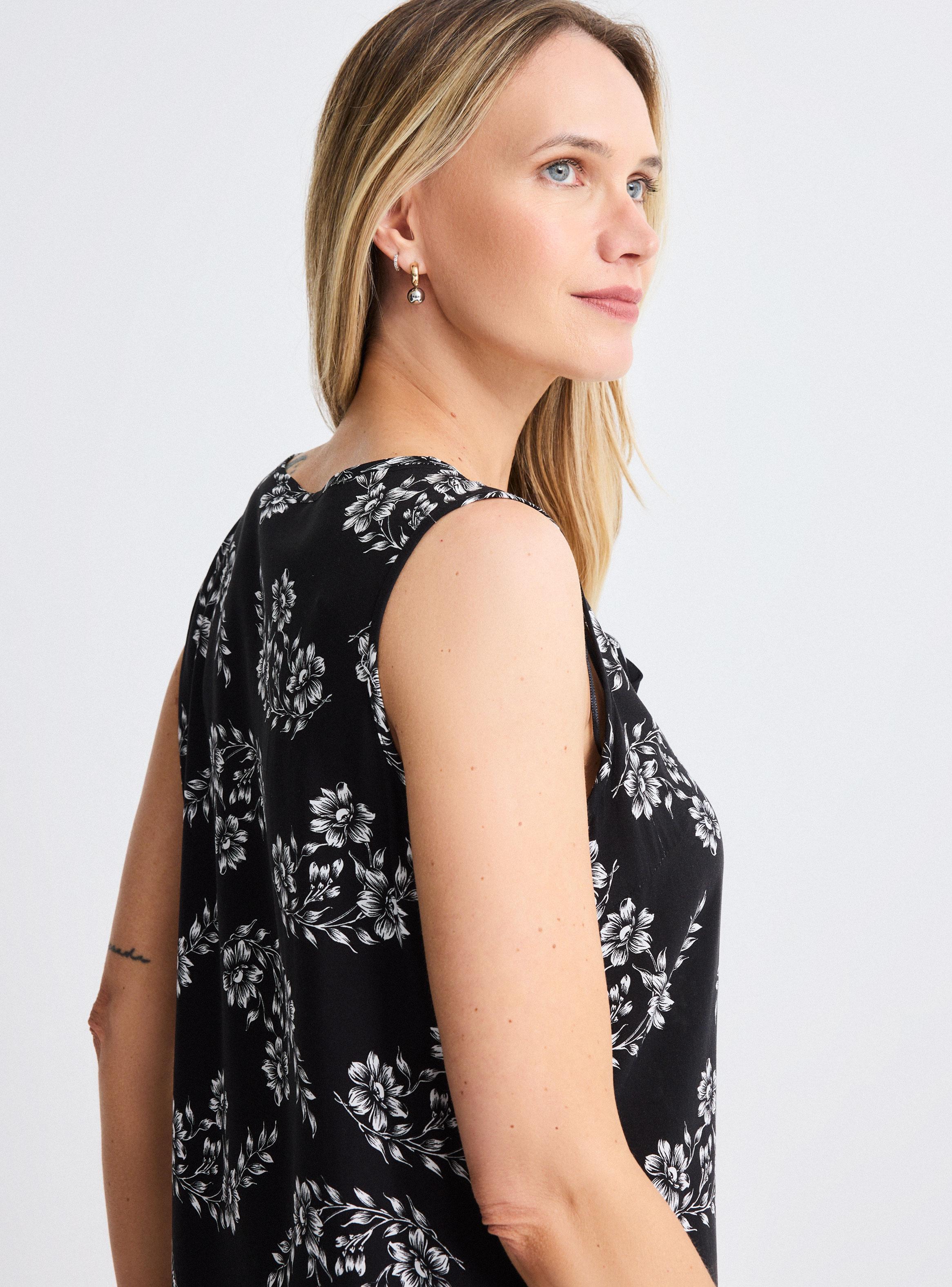 Vestido Amarre en el Cuello-3