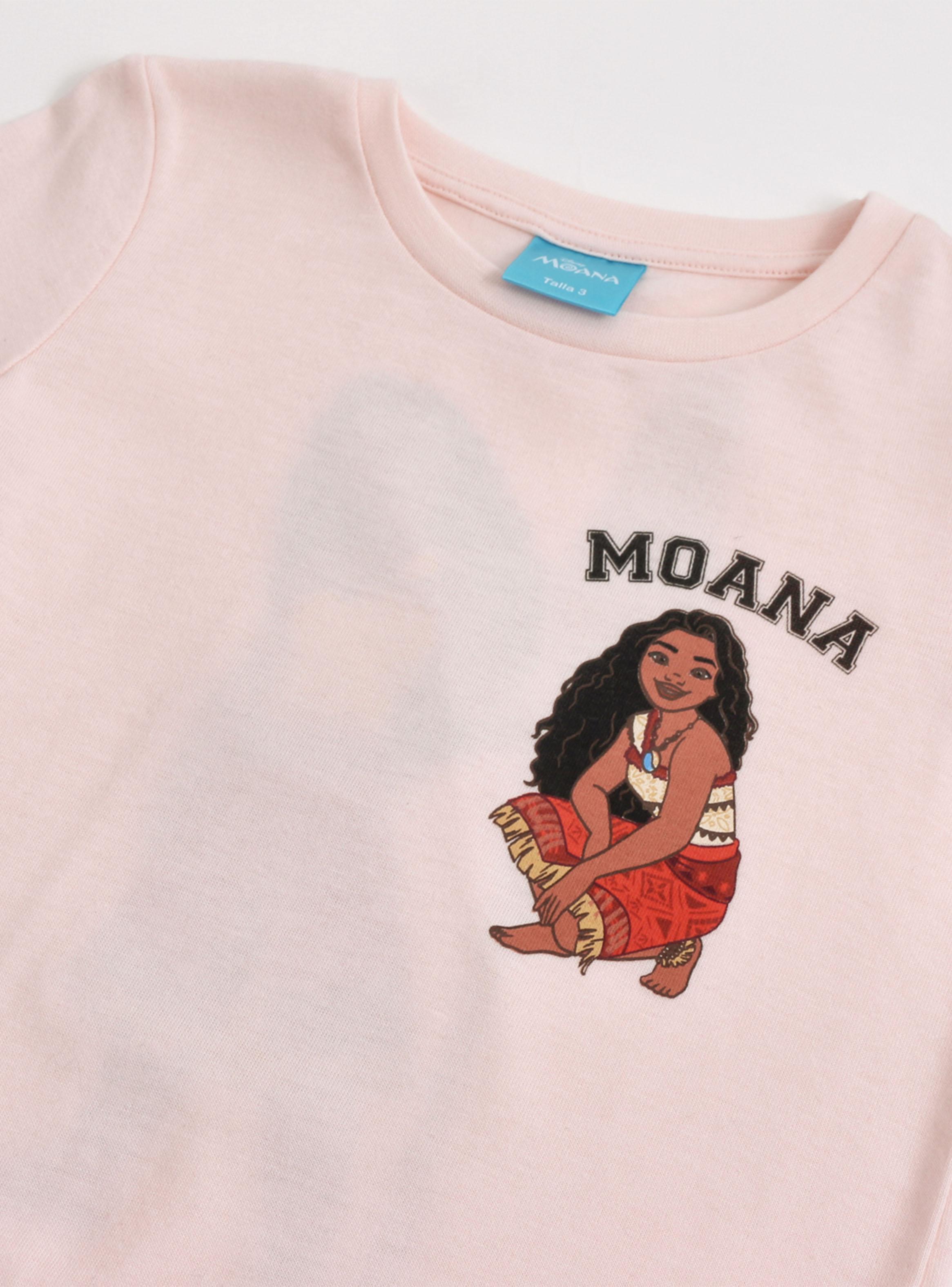 Polera Manga Larga Toddlera Personaje Moana Espalda-2