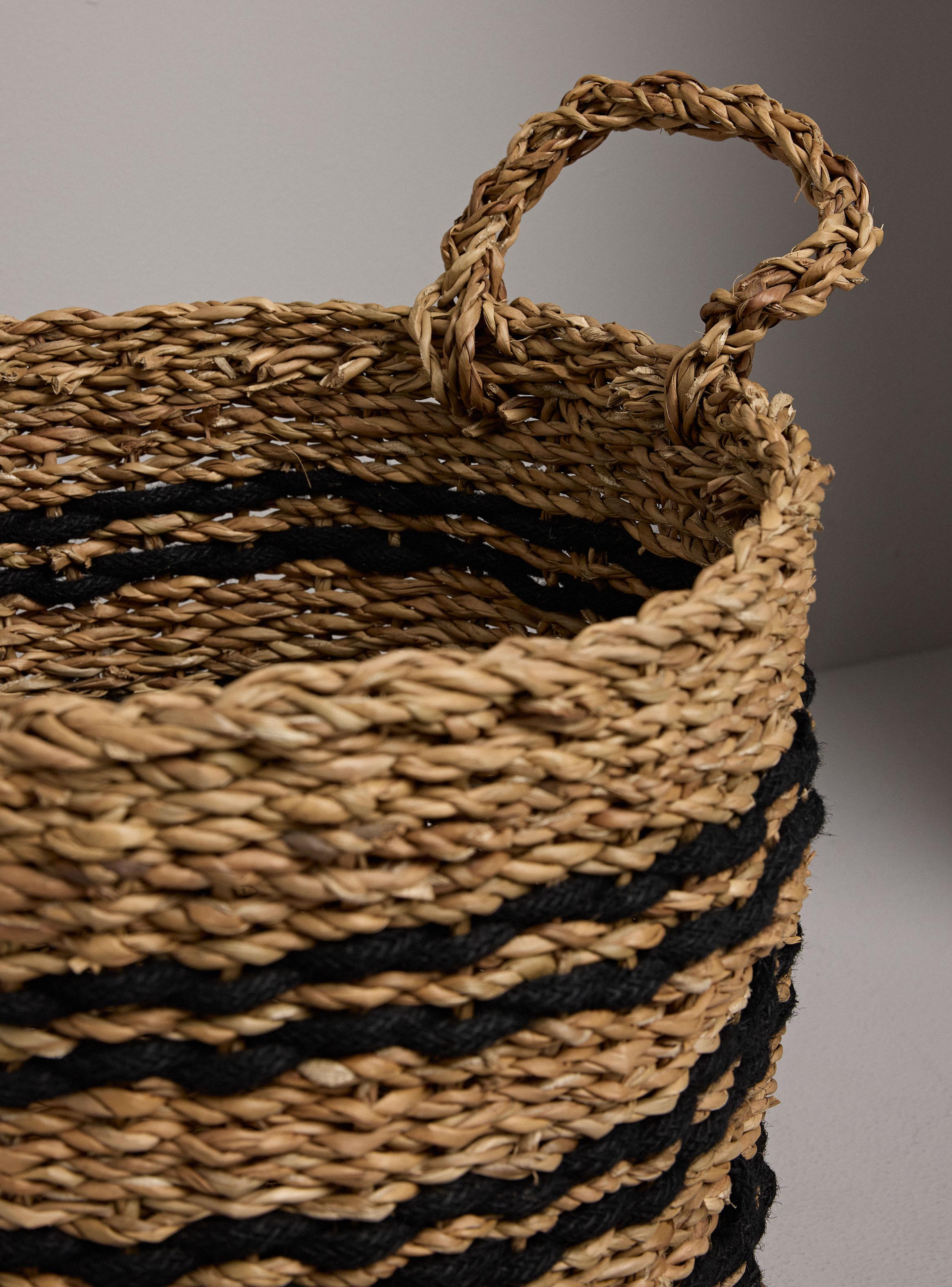 Canasto Seagrass Lineas M-2