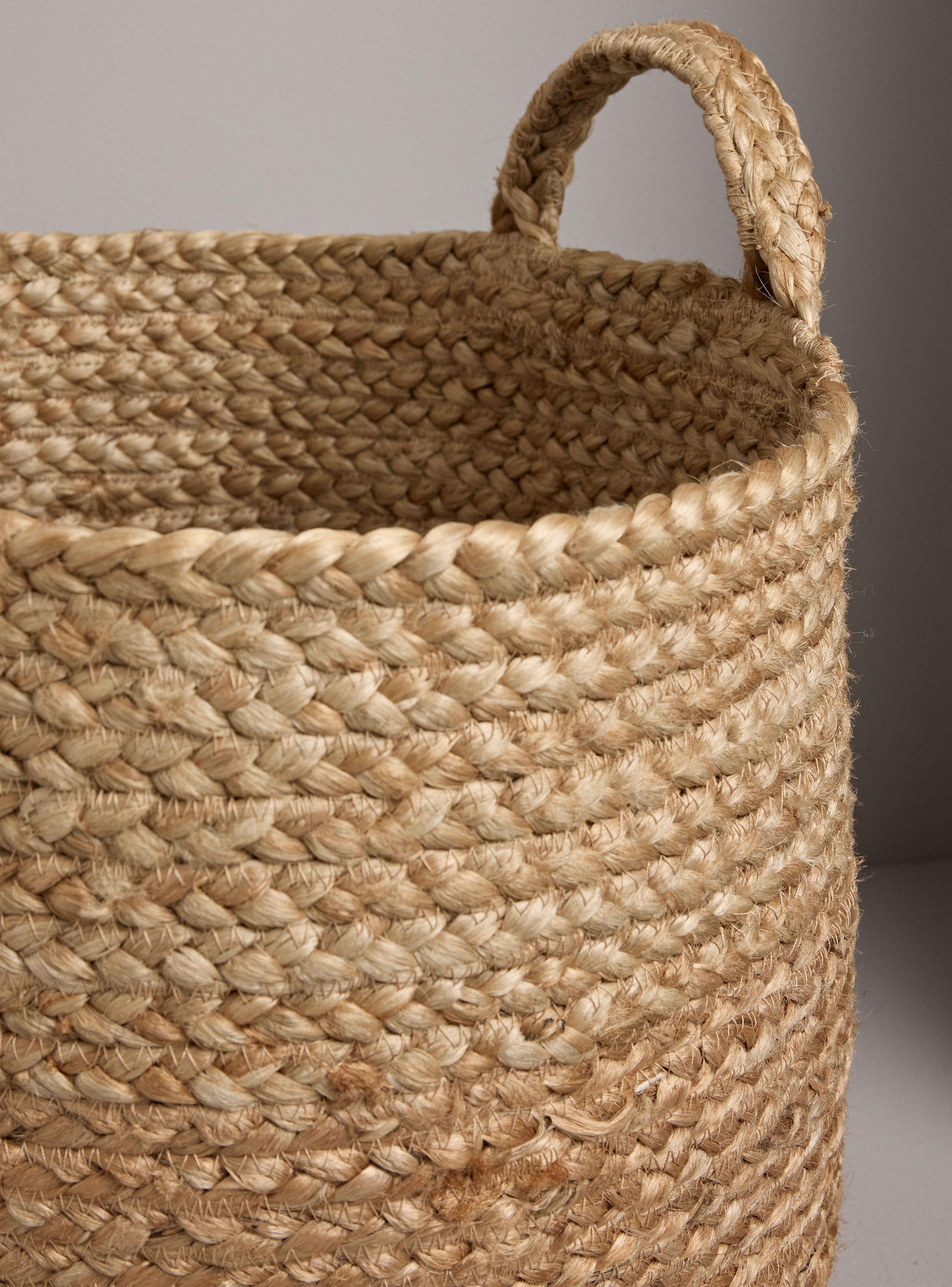 Canasto Yute Natural L-2