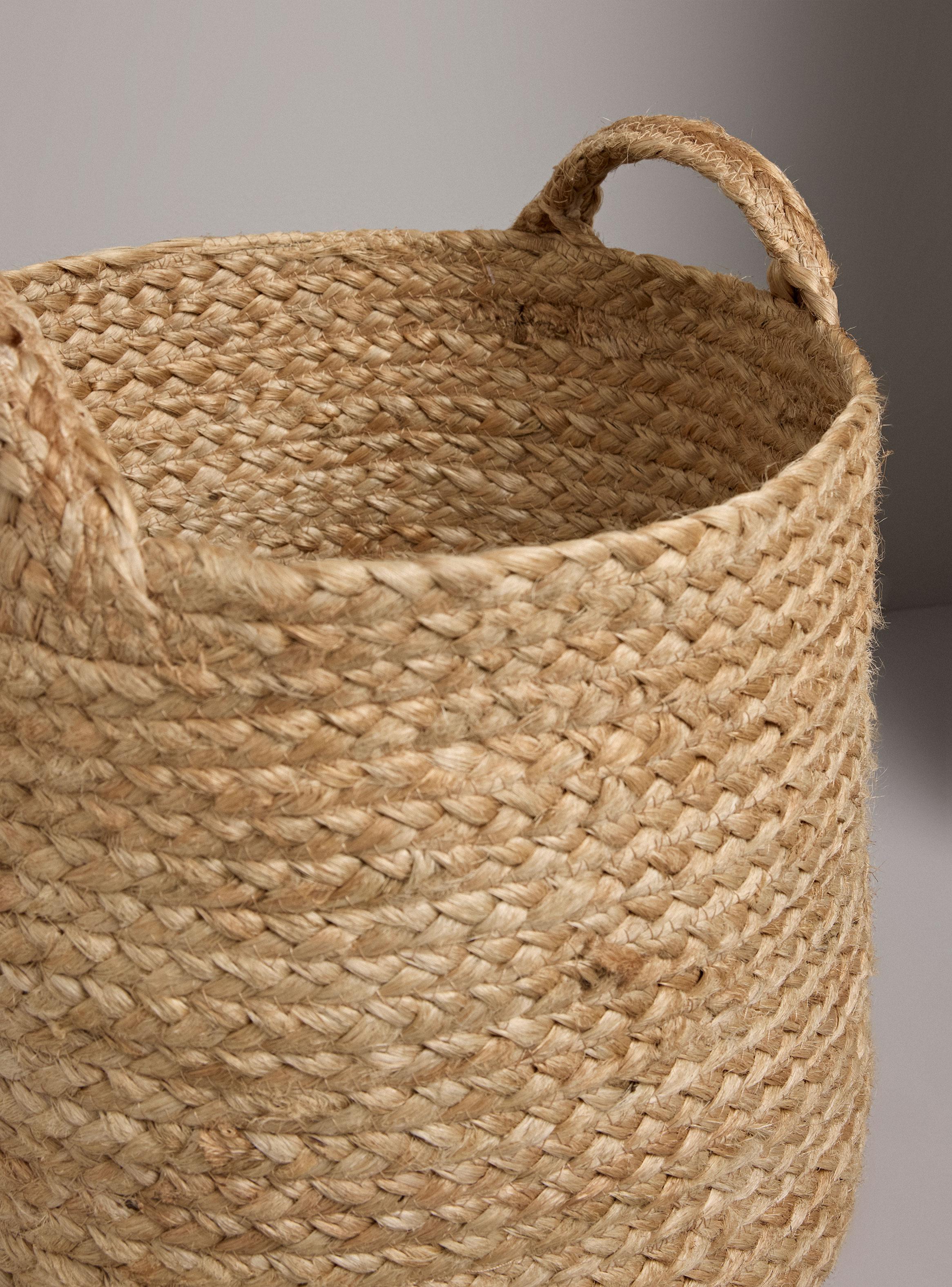 Canasto Yute Natural M-2