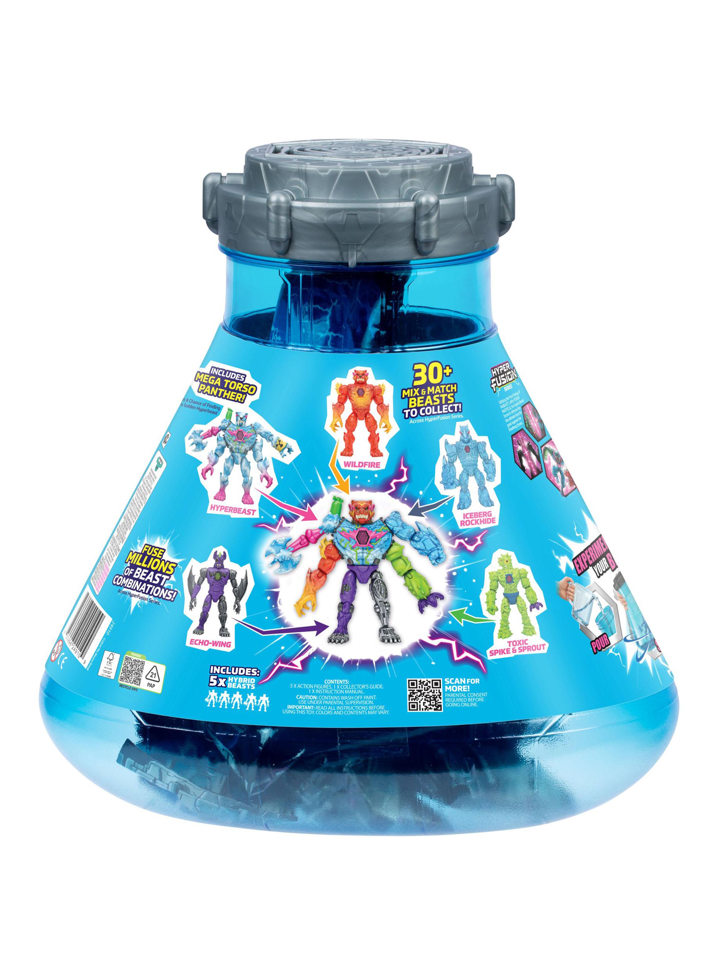 Pack 5 Figuras de Acción Lab Hybrids Fusión Sorpresa-3