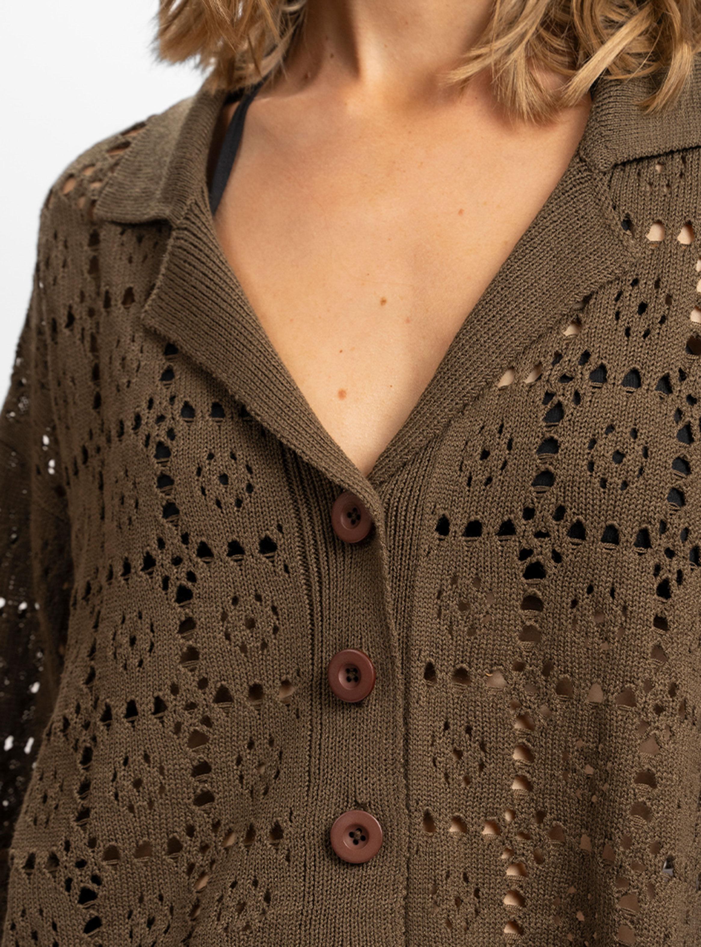 Polera Asimétrica Paros Café-3