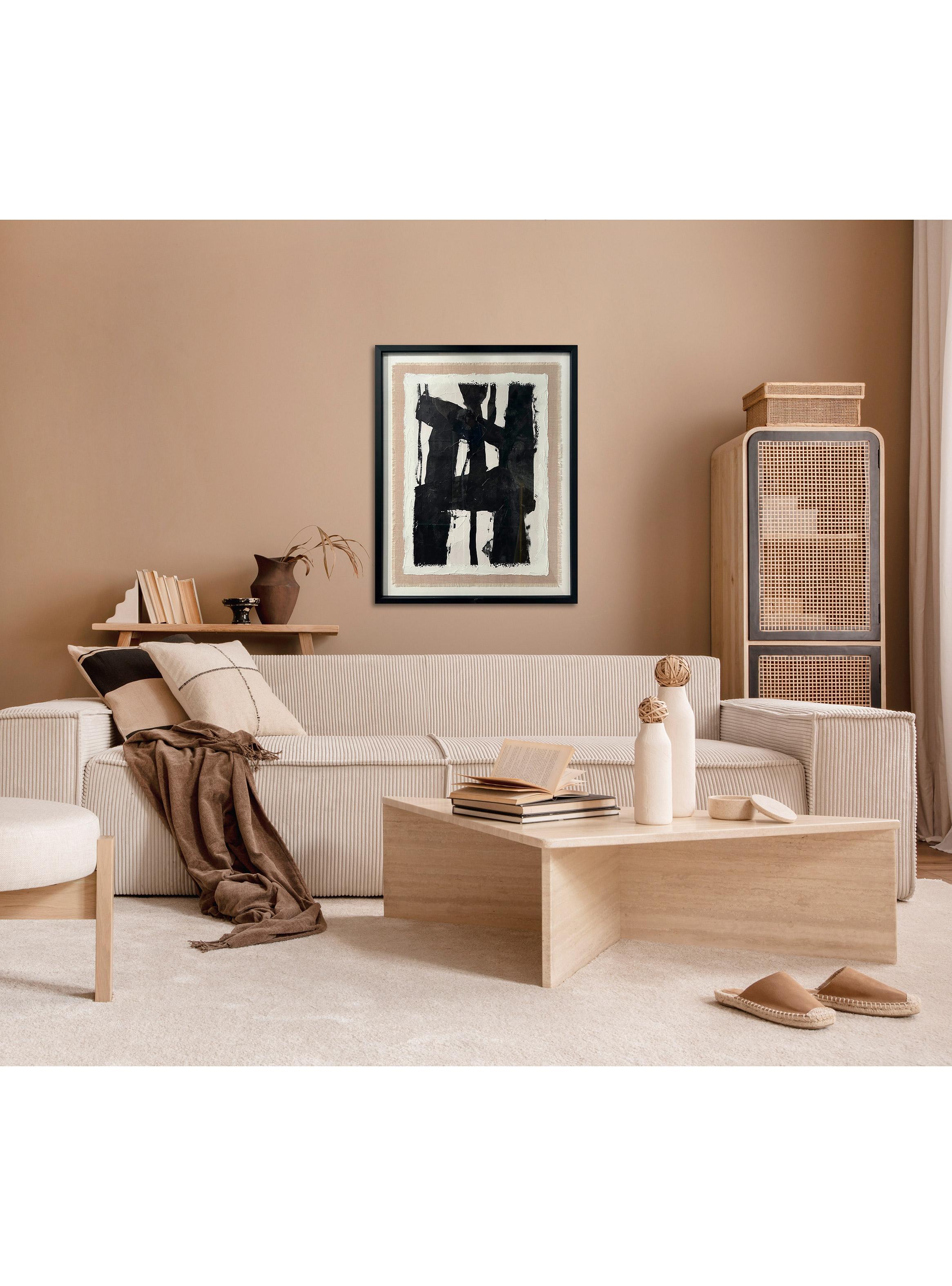 Cuadro Abstracto Negro-4