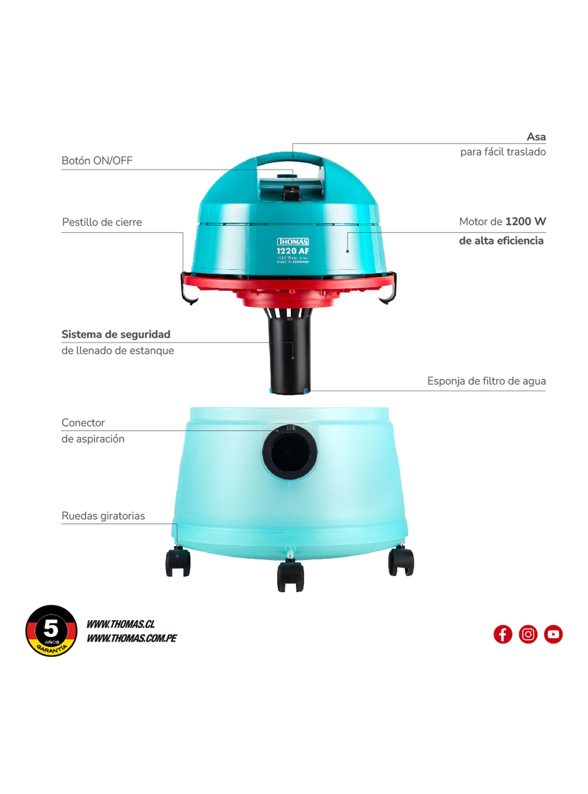 Aspiradora Tambor Aquafilter 1220AF-2
