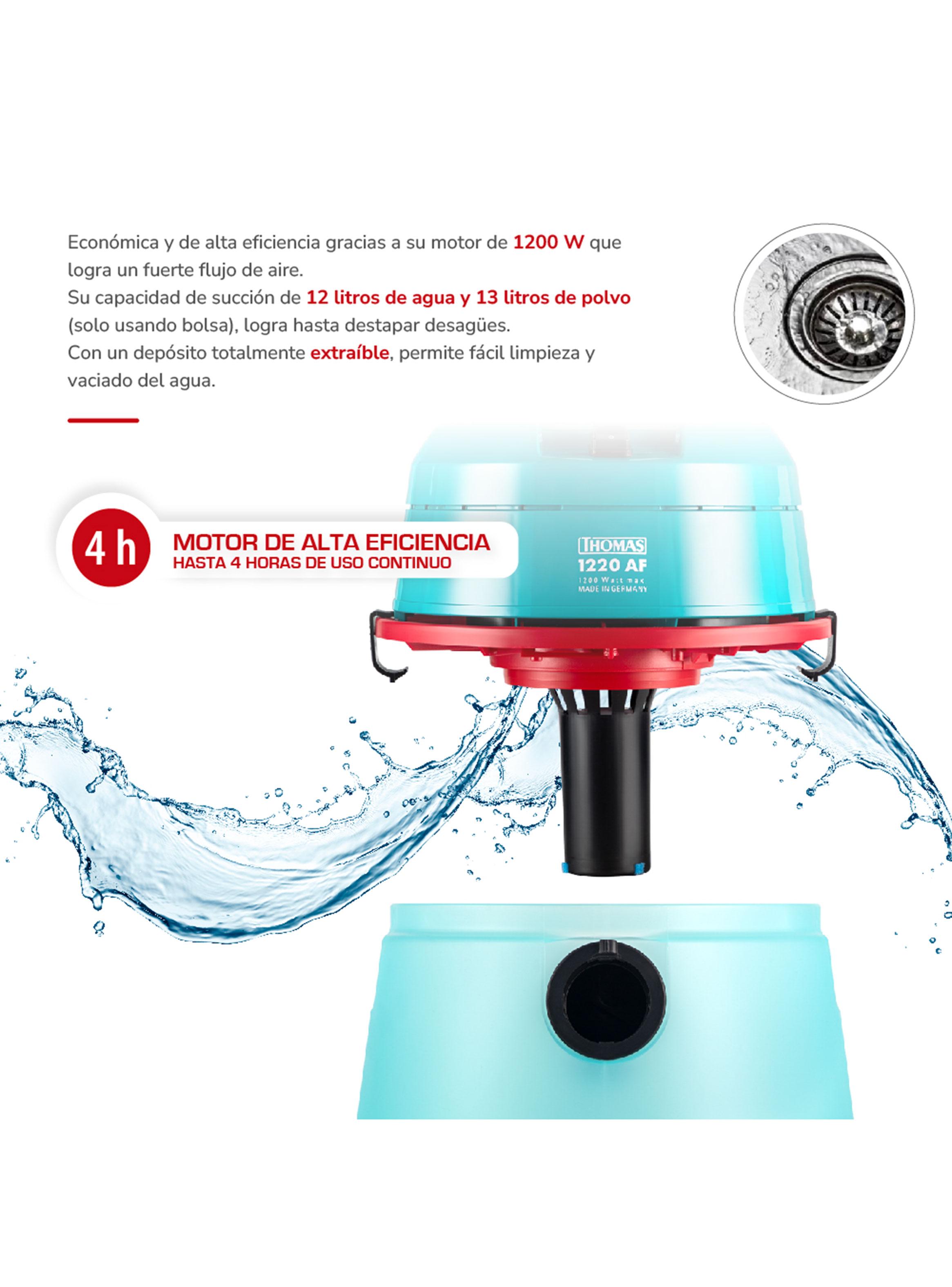Aspiradora Tambor Aquafilter 1220AF-3