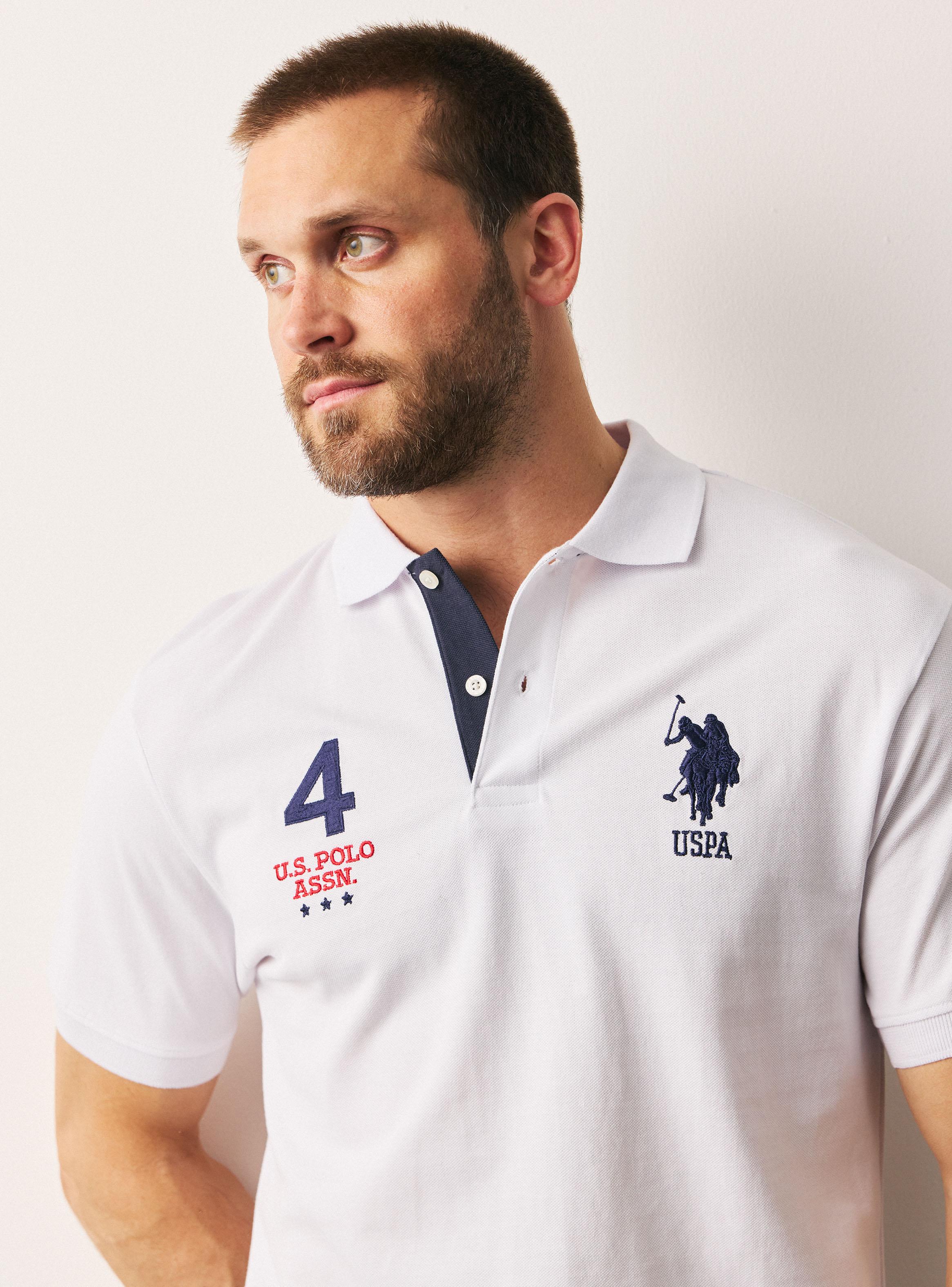 Polera Cuello Piqué Logo y Número Bordado-2