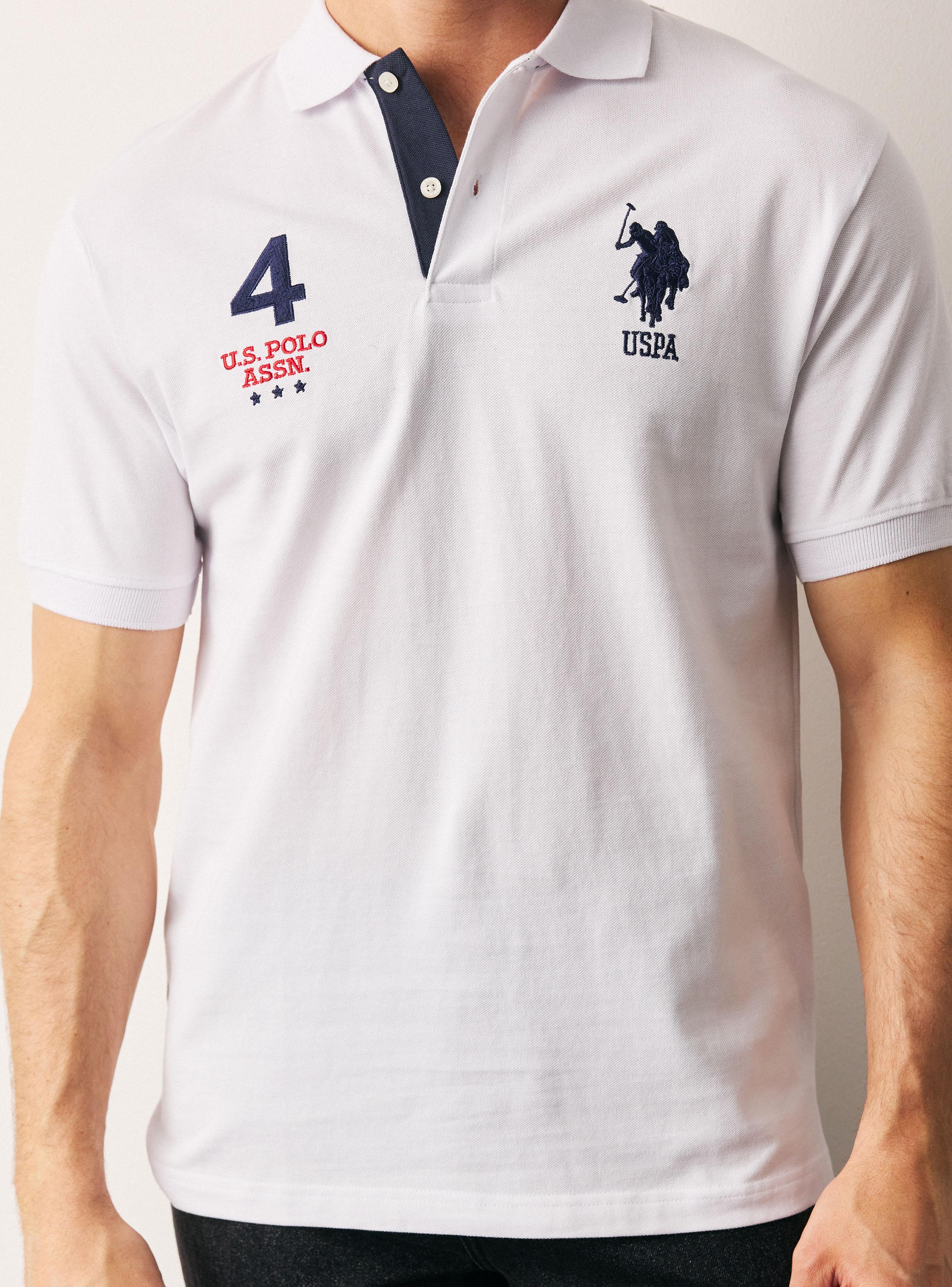 Polera Cuello Piqué Logo y Número Bordado-3