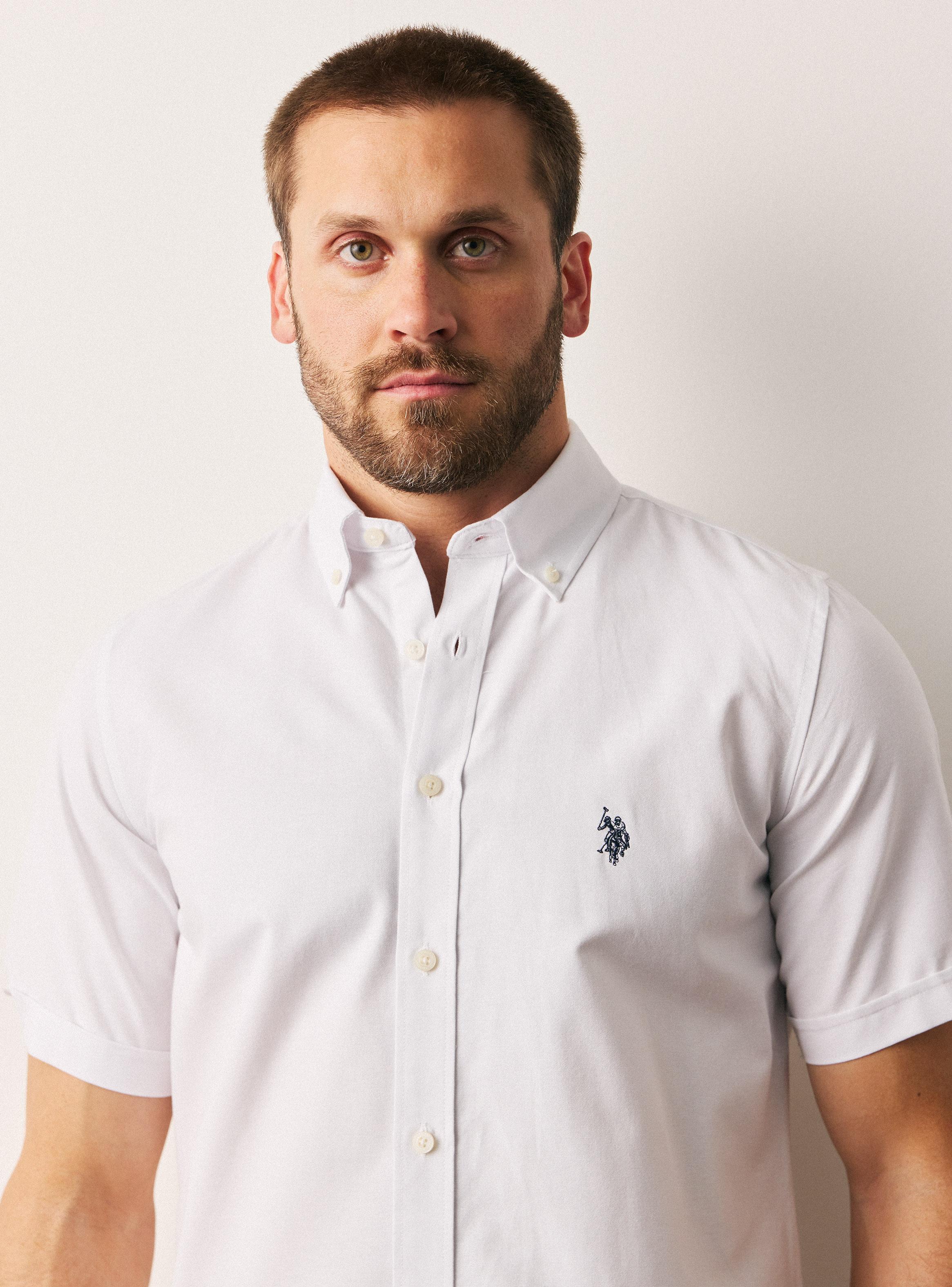 Camisa Manga Corta Oxford Custom Fit-2