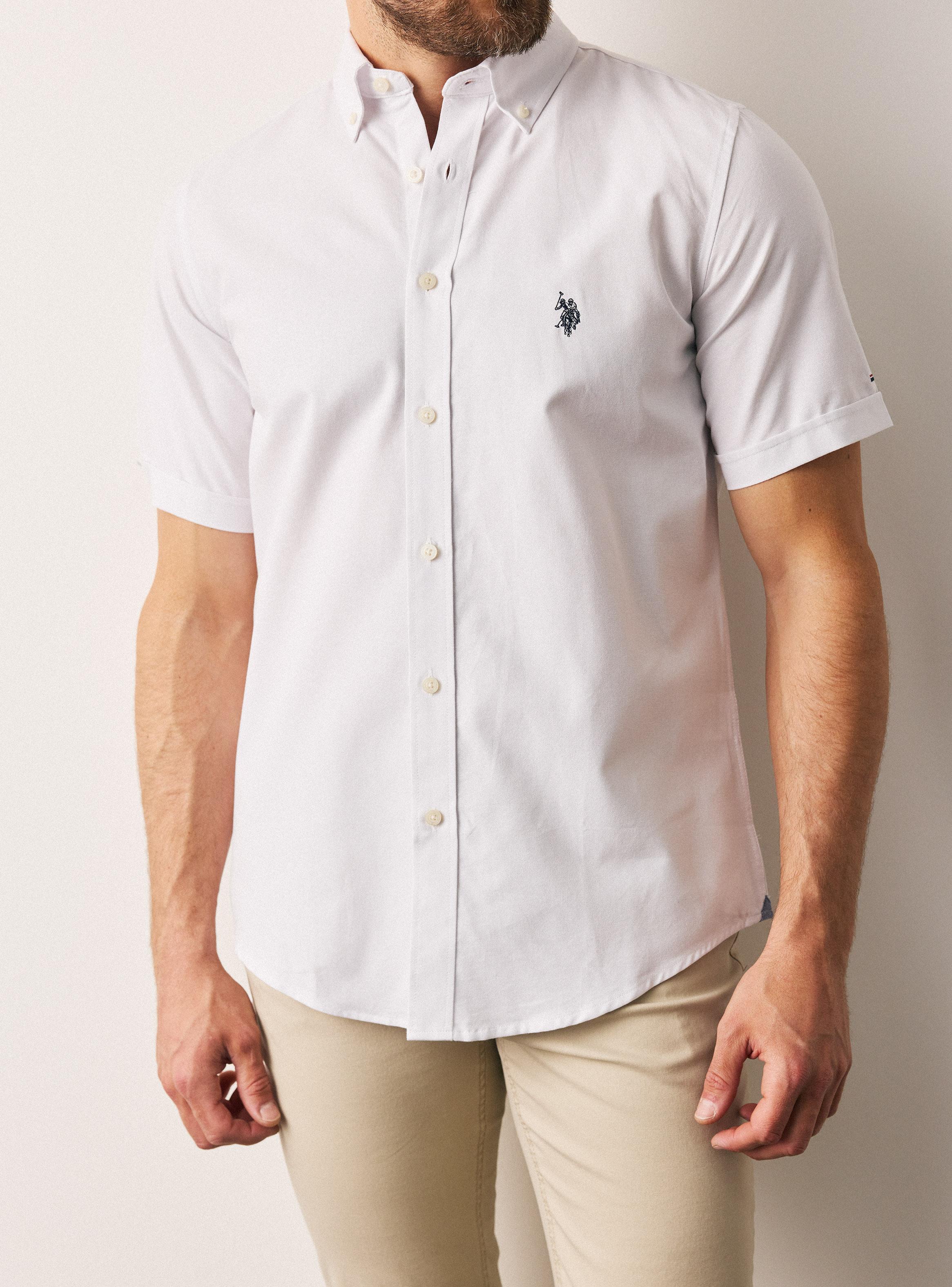 Camisa Manga Corta Oxford Custom Fit-3