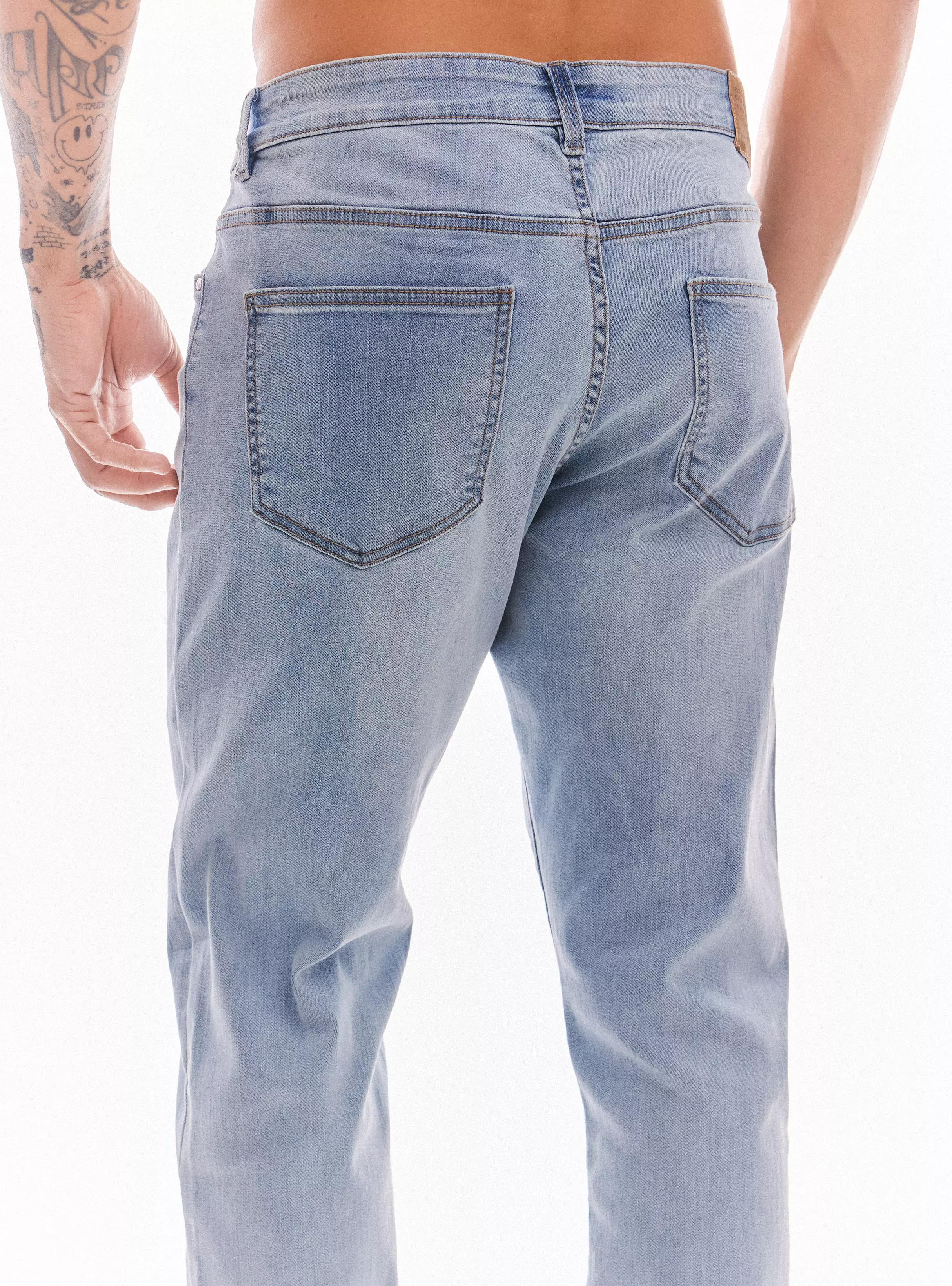 Jeans Slim Lavado-3