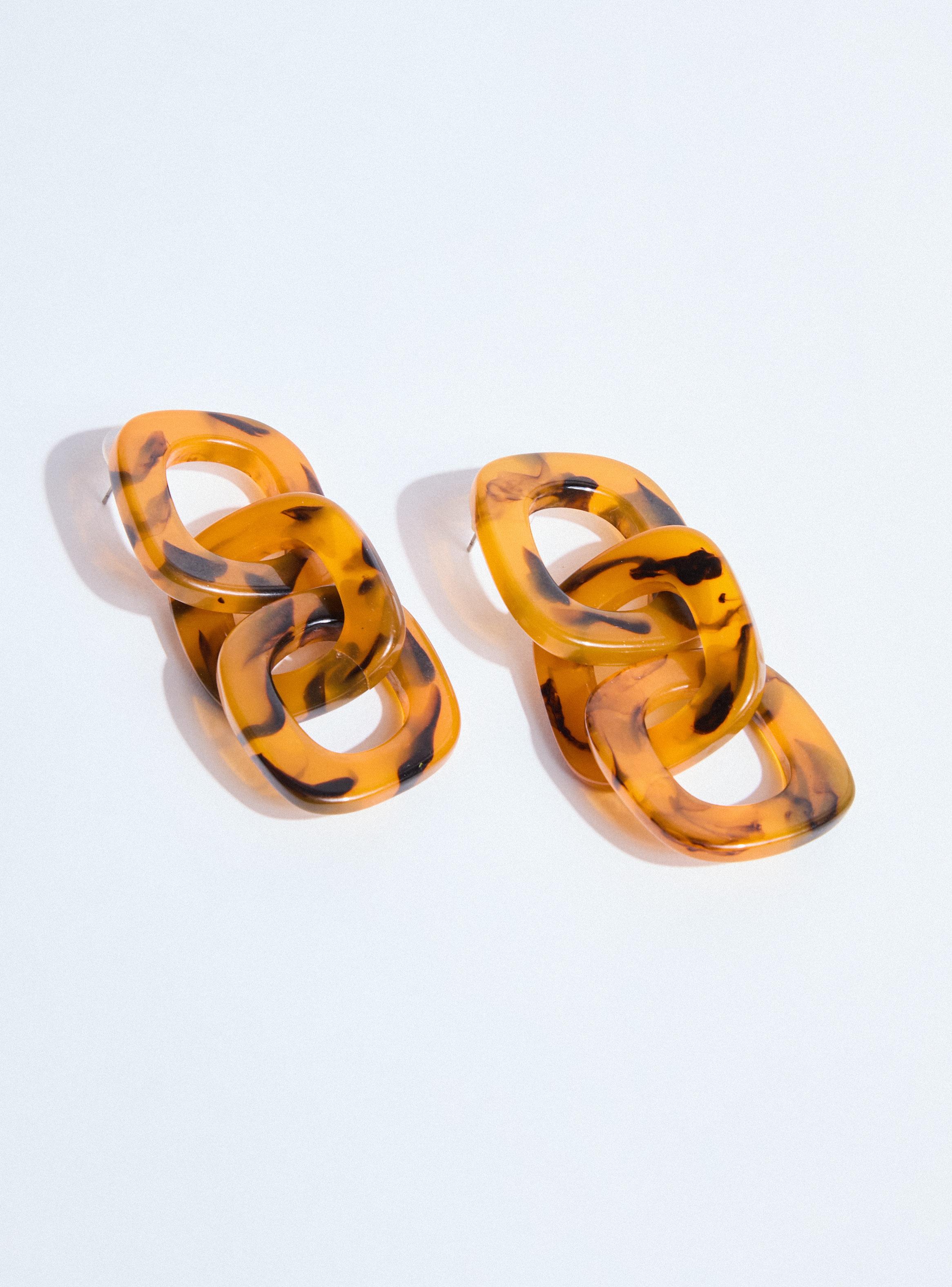 Aros Efecto Carey de Resina-3