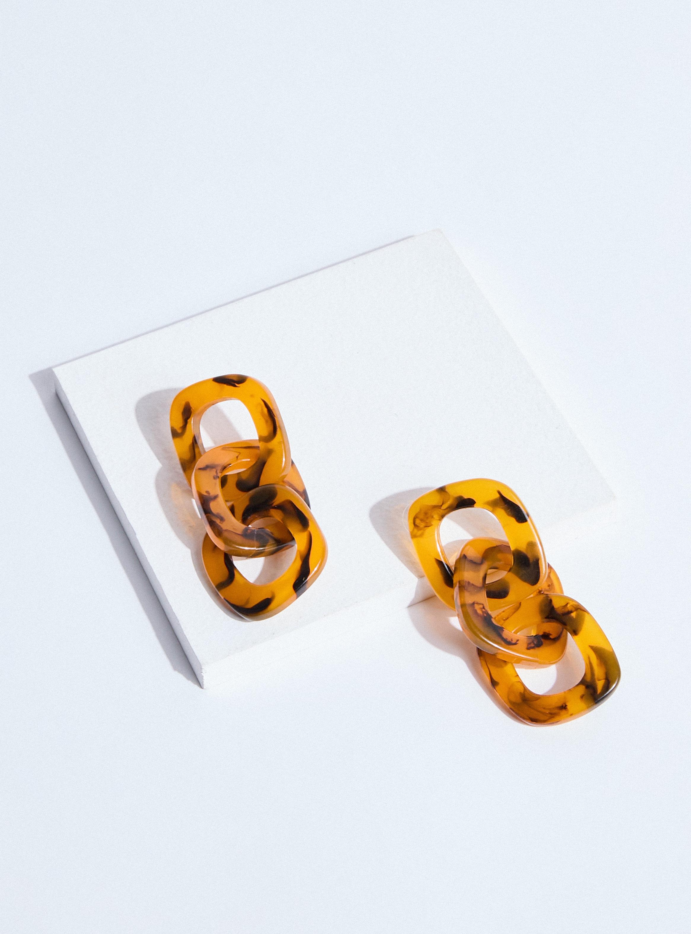 Aros Efecto Carey de Resina-2