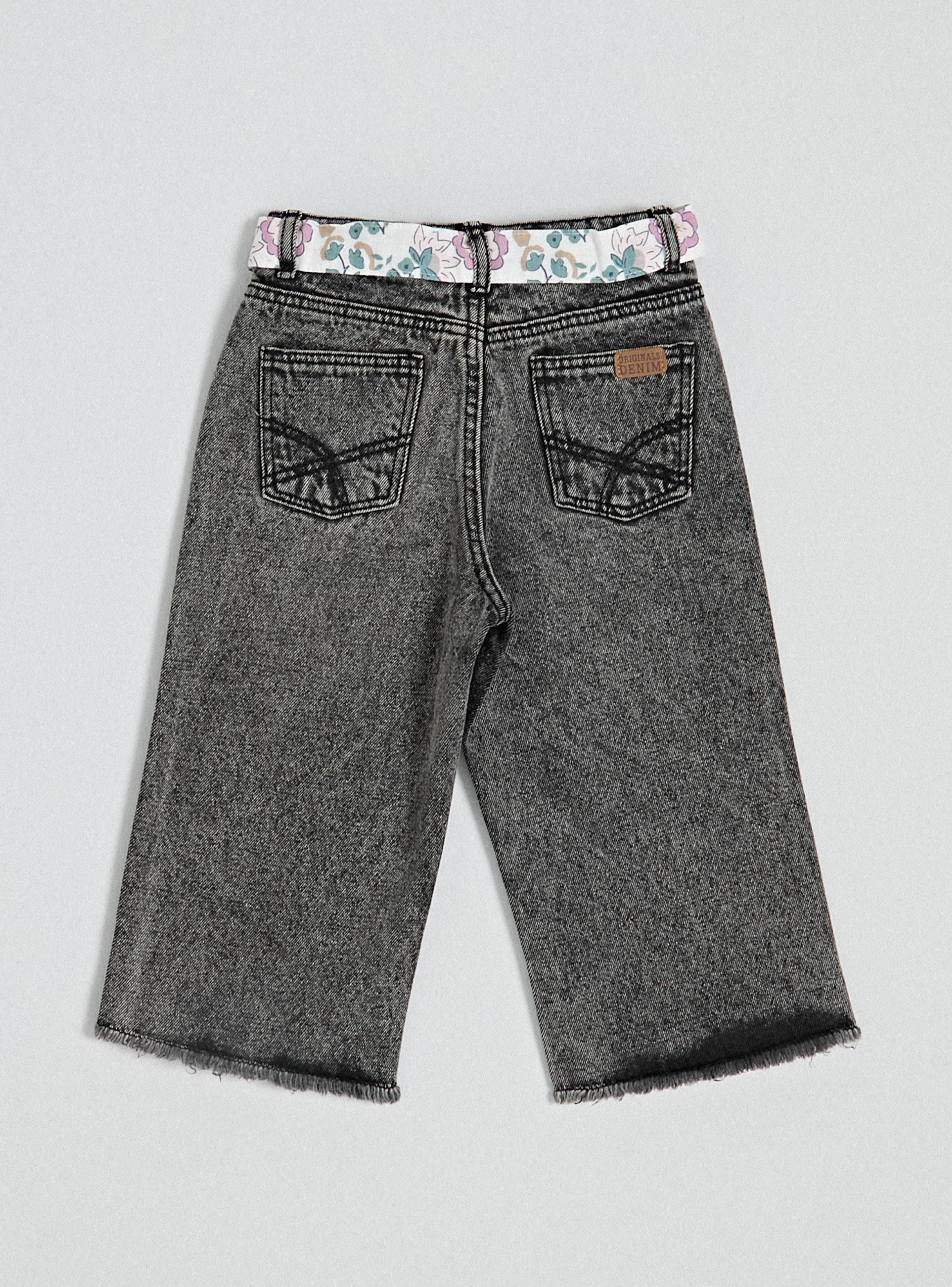 Jeans con Cinturón Estampado-2