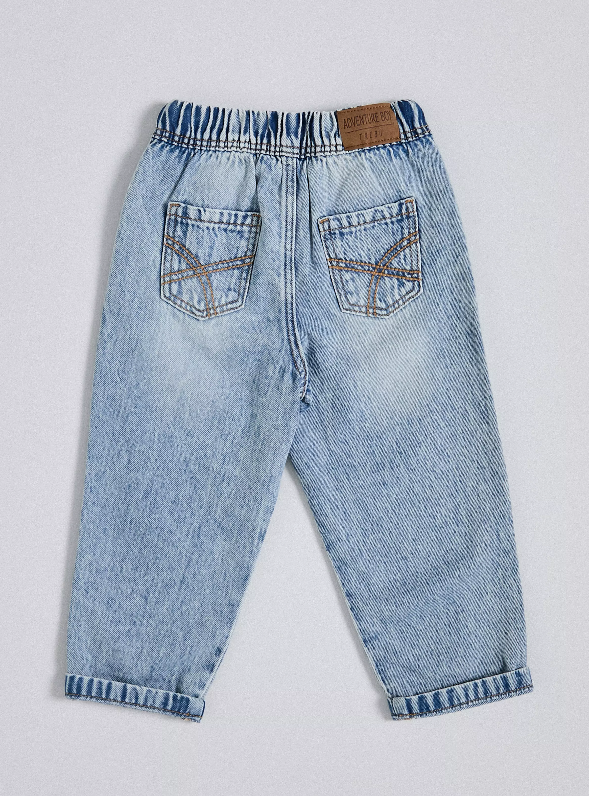 Jeans Moda Lavado con Cordón-2