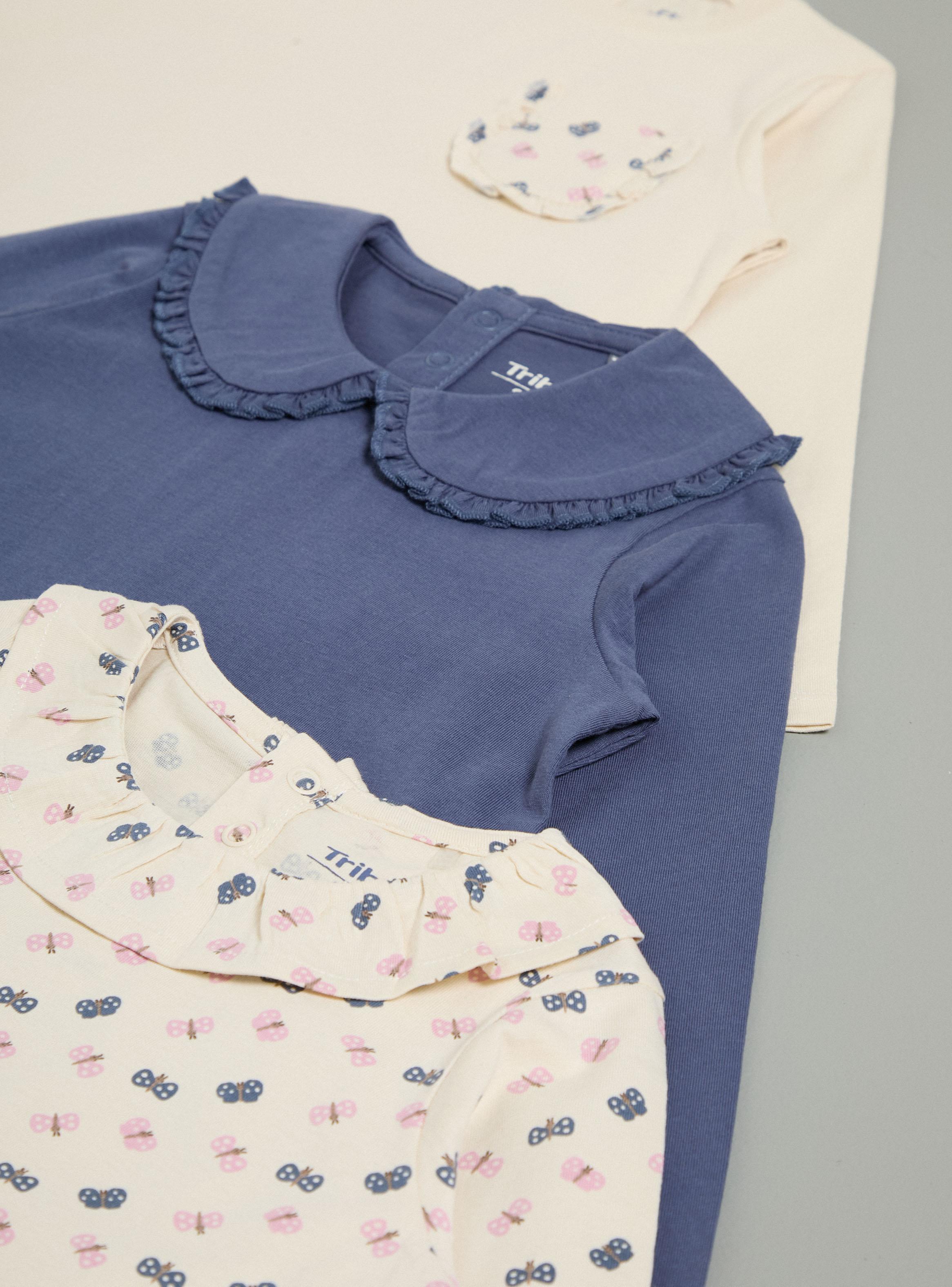 Polera Tripack con Cuello Variados y Estampados-2