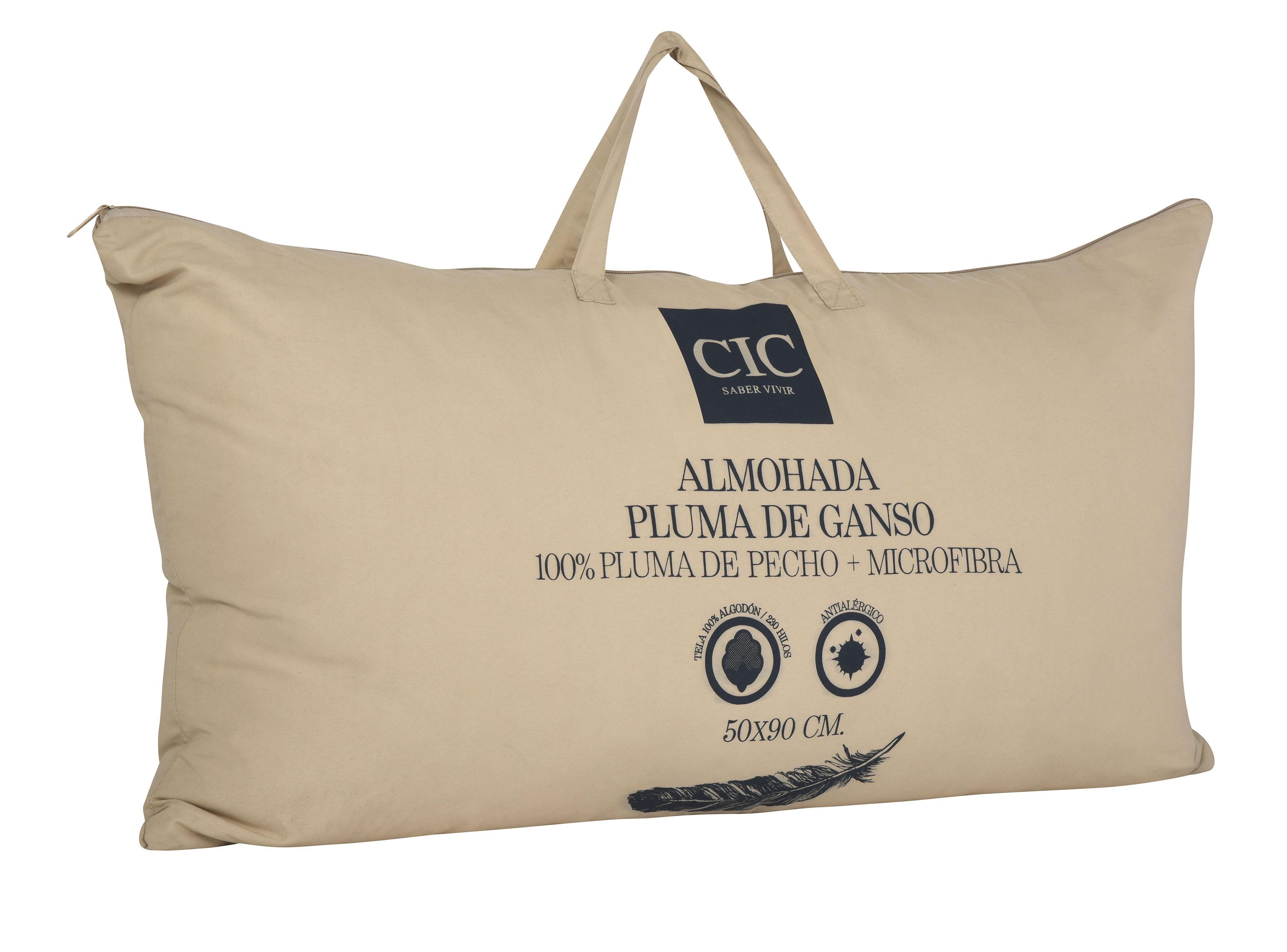 Almohada Pluma Ganso 50 x 90 cm-1
