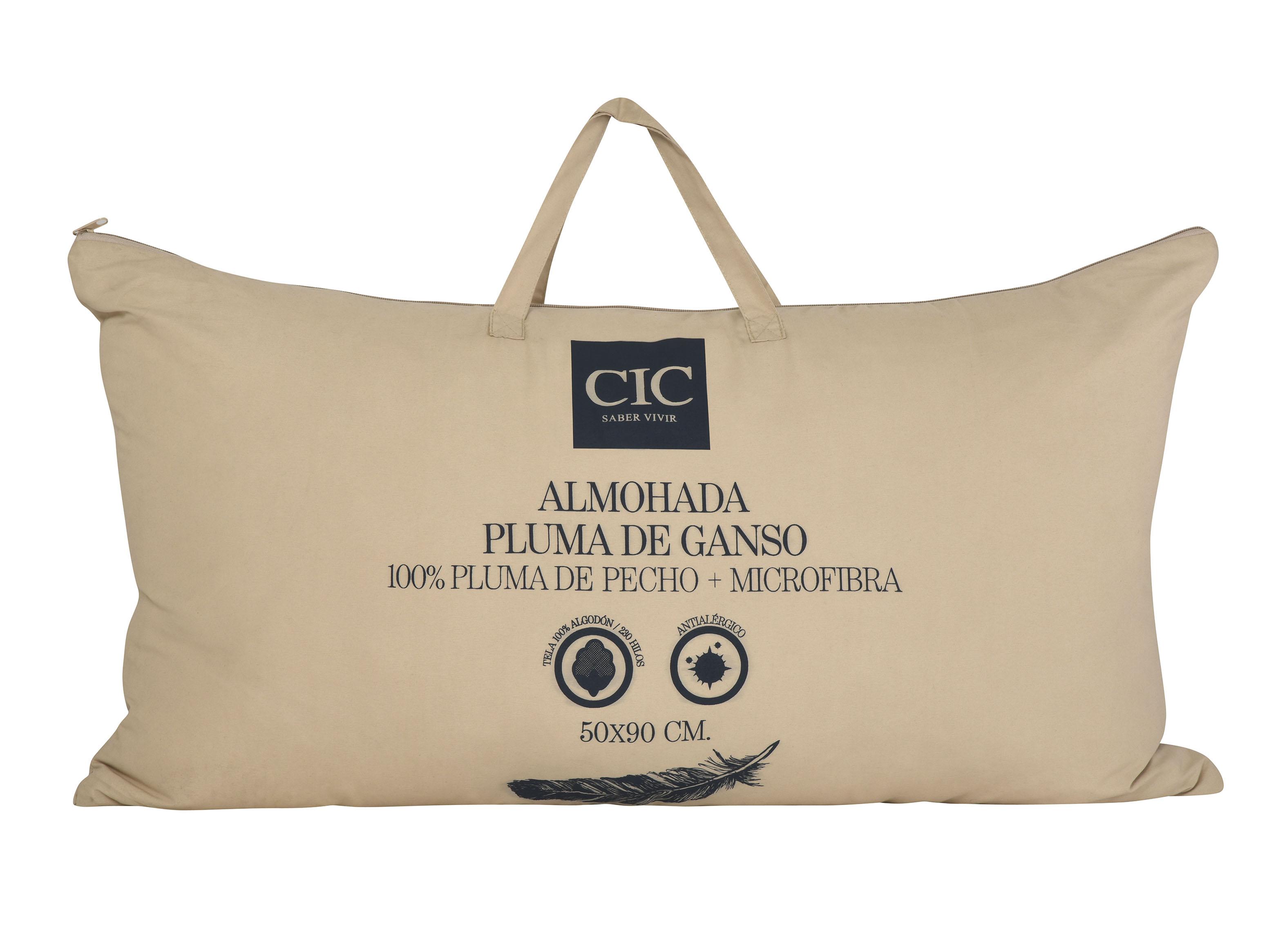 Almohada Pluma Ganso 50 x 90 cm-0