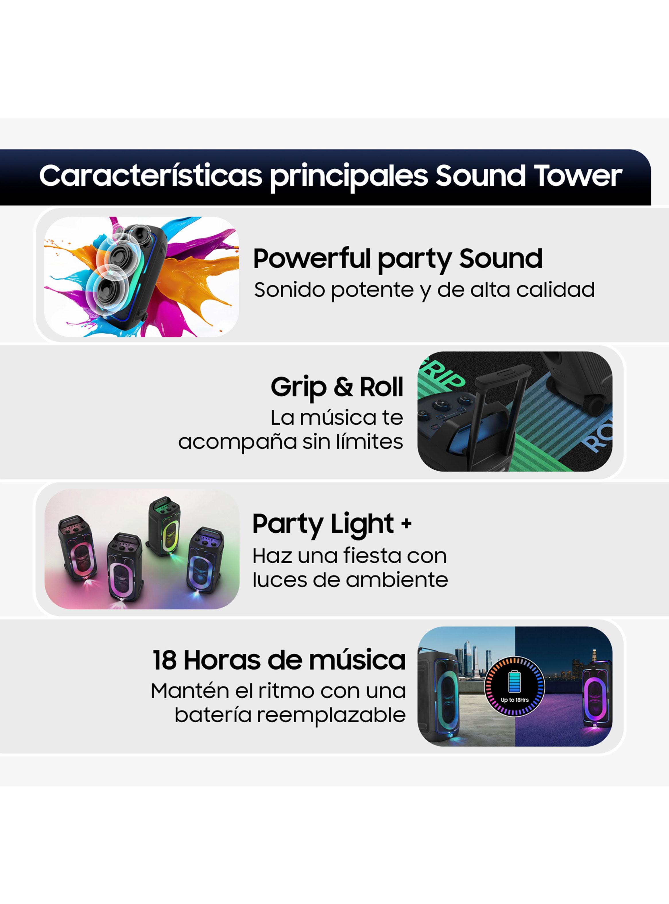 Parlante Bluetooth Sound Tower MX-ST50F 240W 2025-3