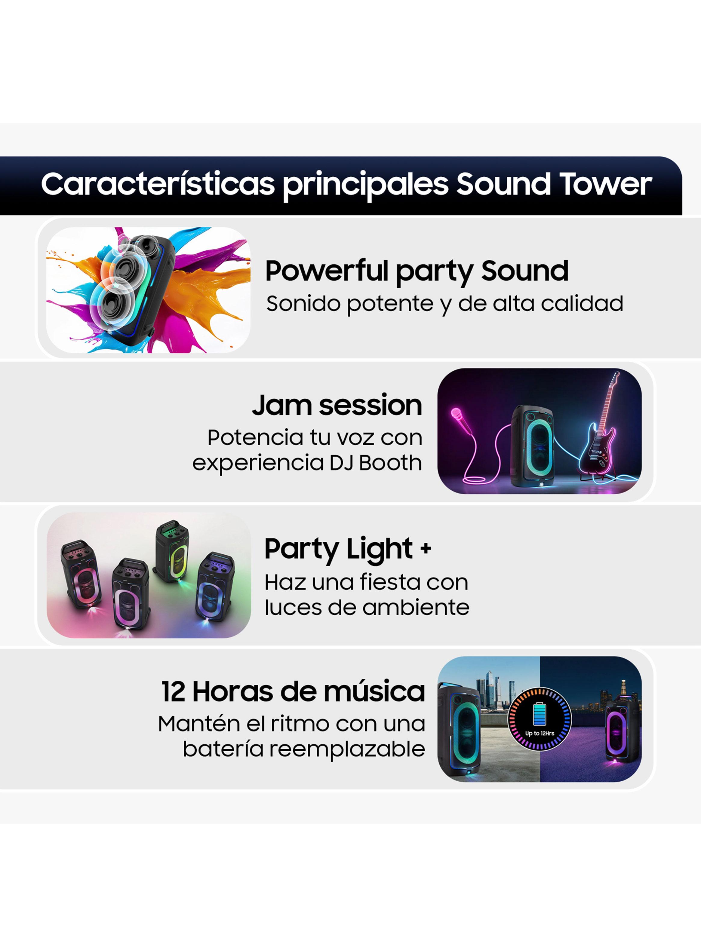 Parlante Bluetooth Sound Tower MX-ST40F 160W 2025-3