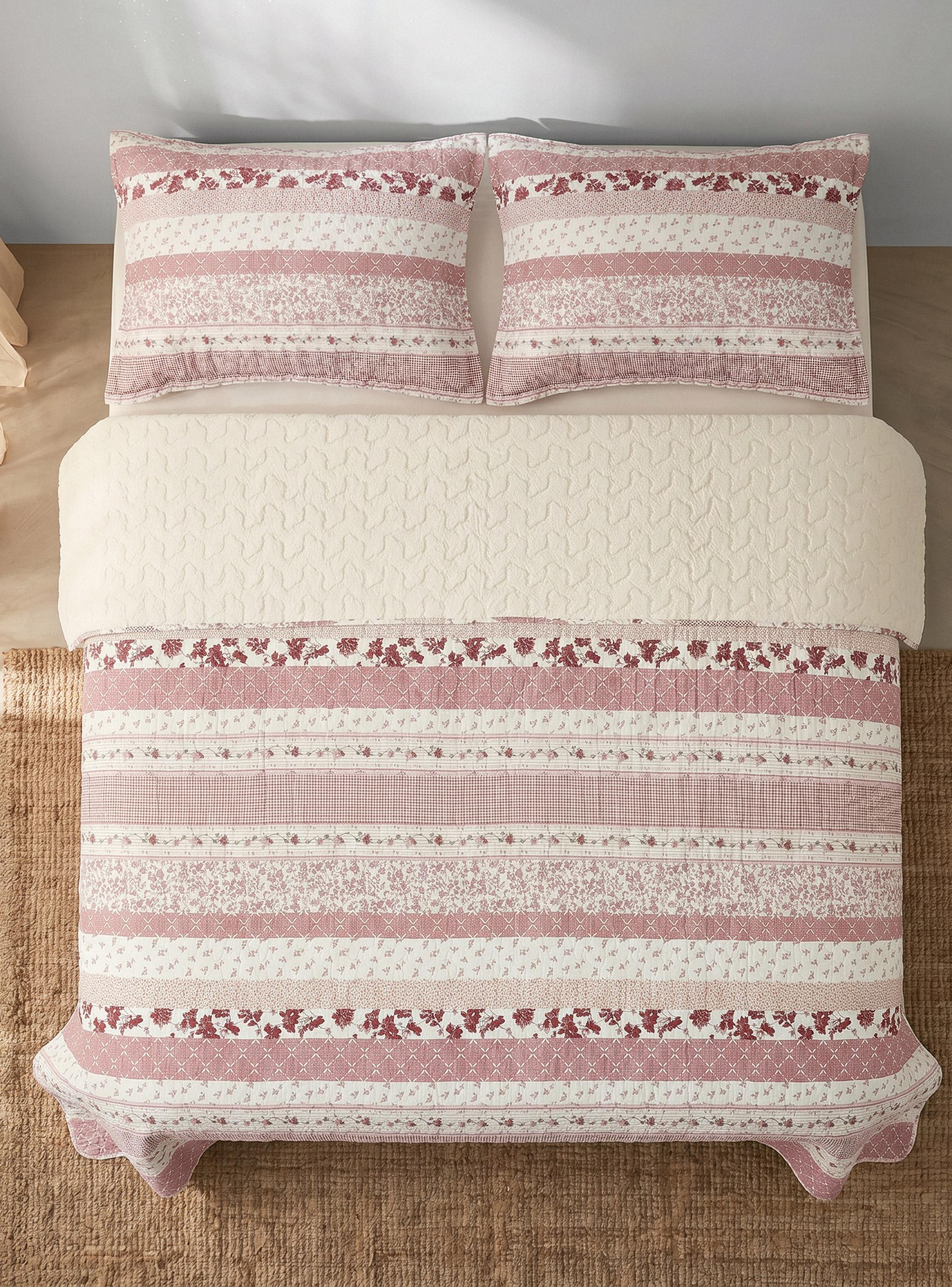 Quilt Sherpa Flores King-2