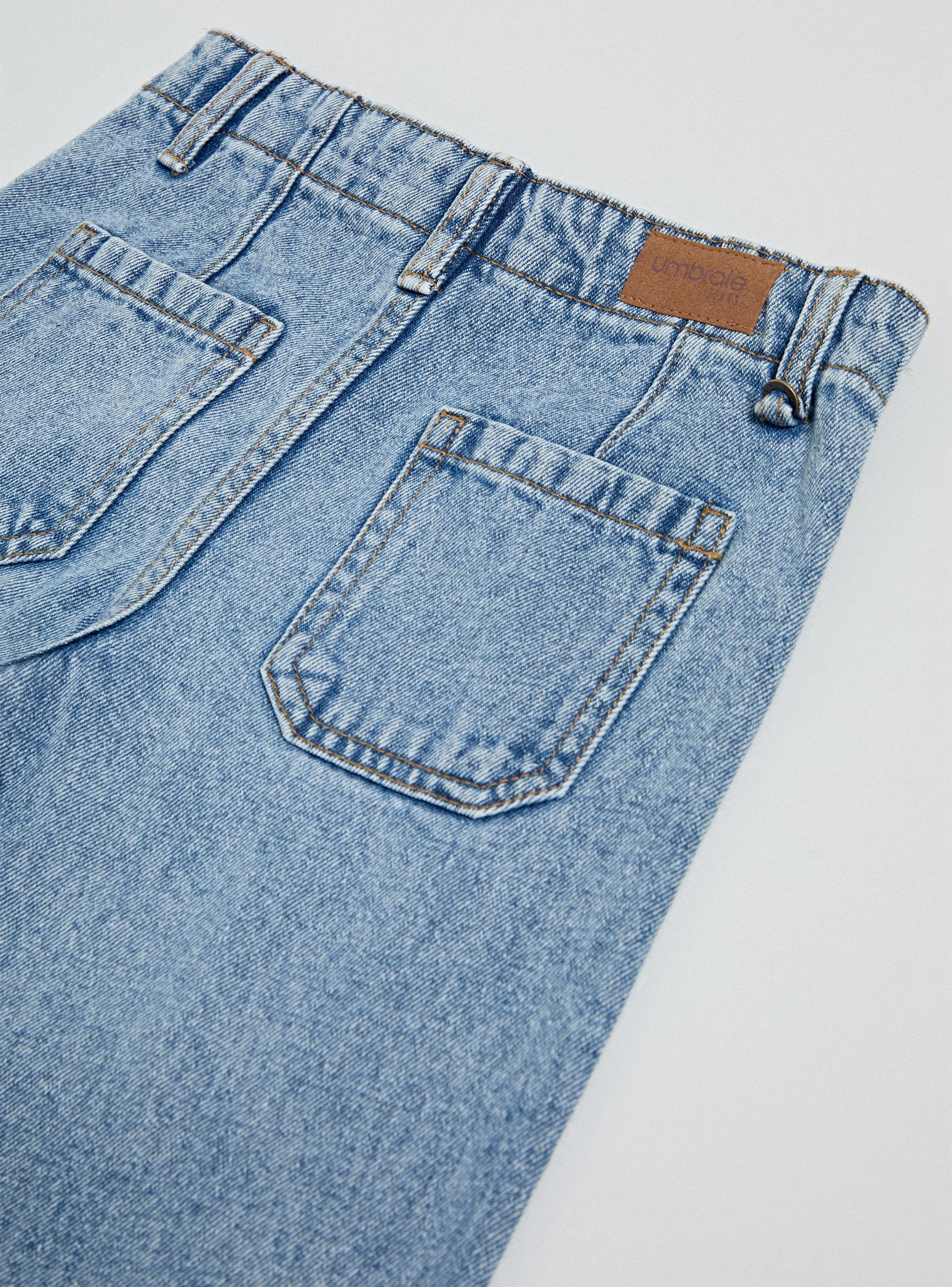 Jeans Basta con Reservas y Bolsillos Marine-2