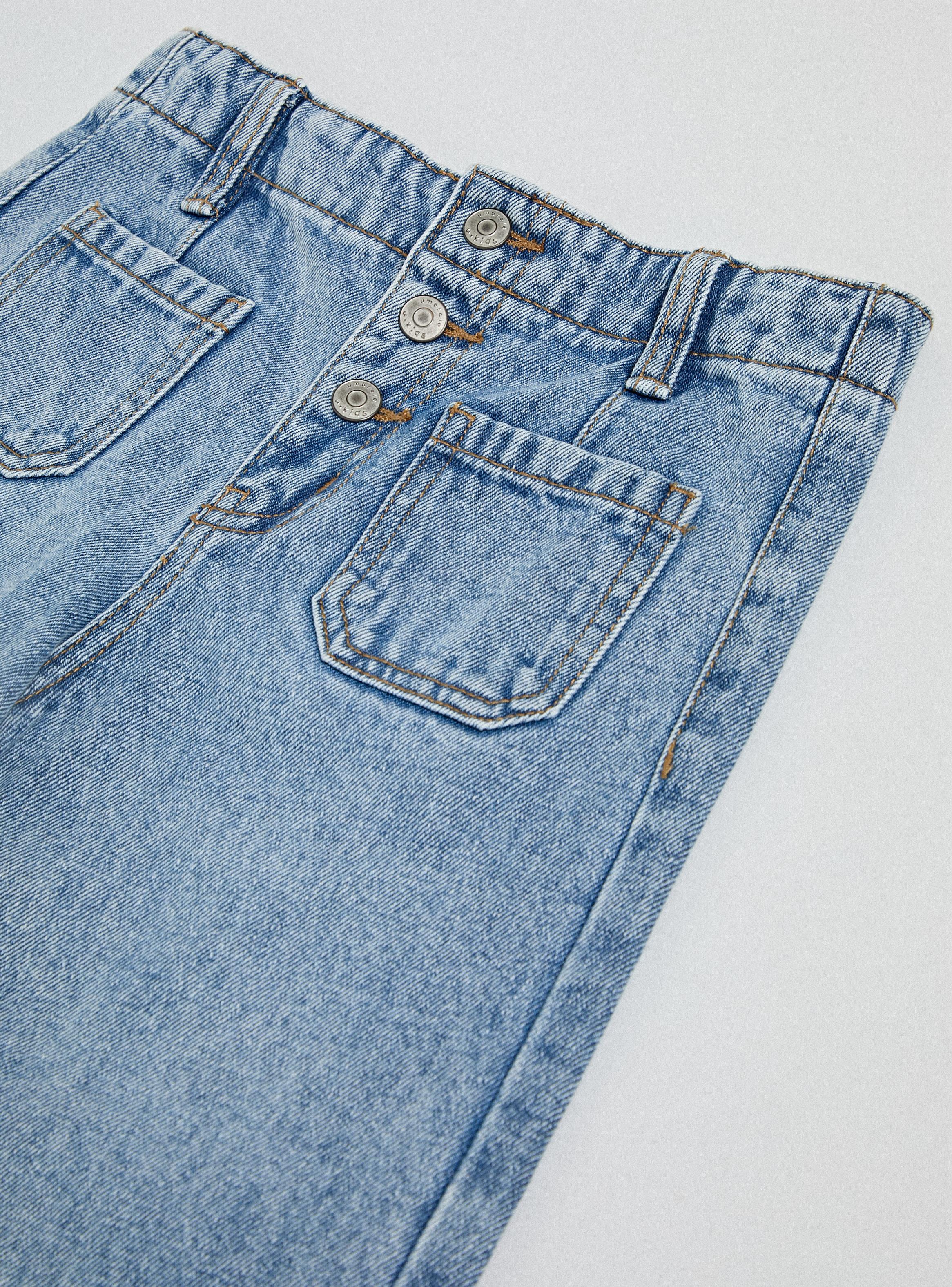 Jeans Basta con Reservas y Bolsillos Marine-3