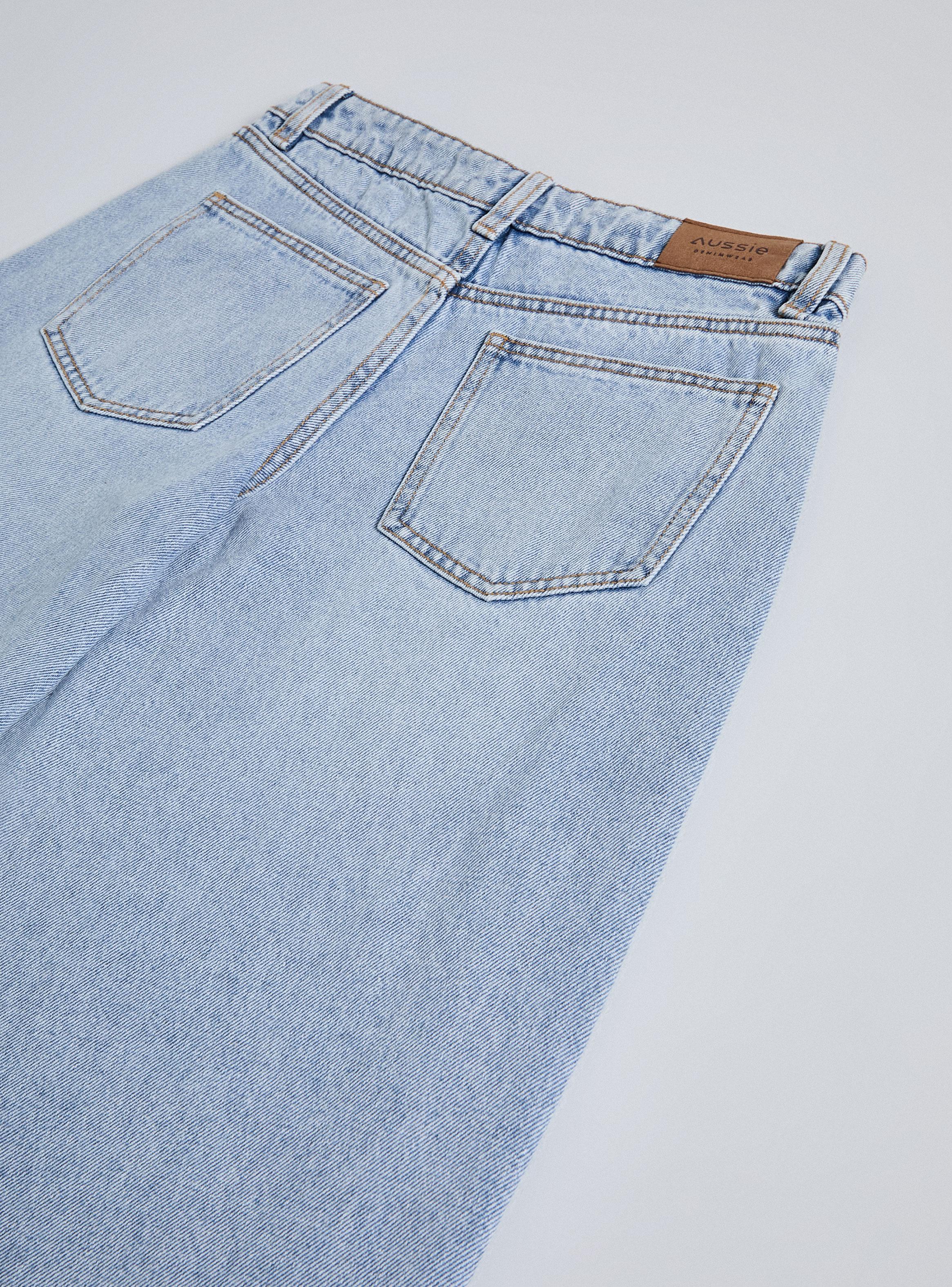 Jeans Franja Bicolor en Laterales-2