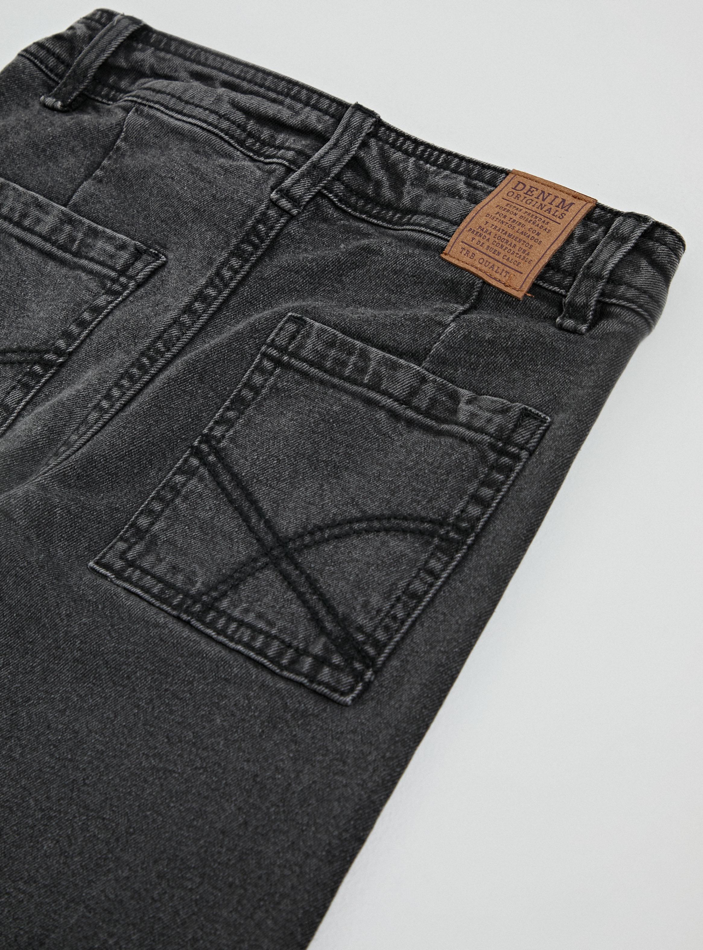 Jeans Wide Leg Medio Elasticado-2