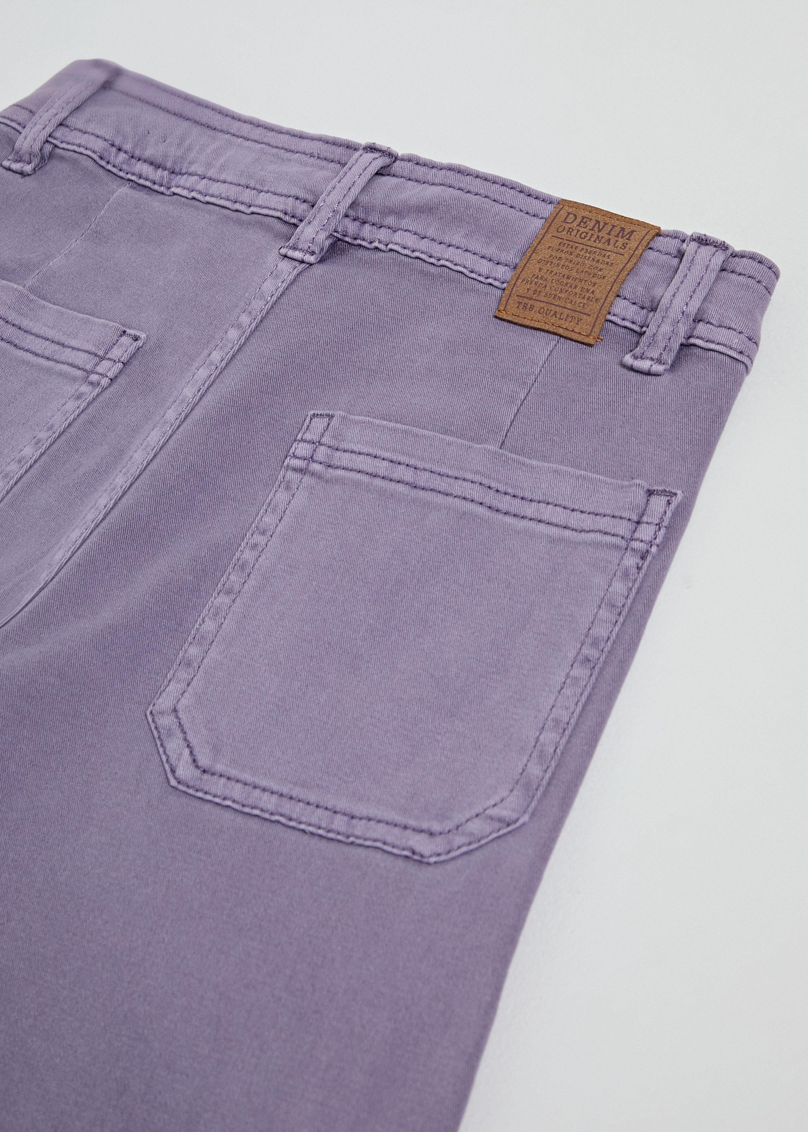 Jeans Wide Leg Tiro Medio Elasticado Niña-2