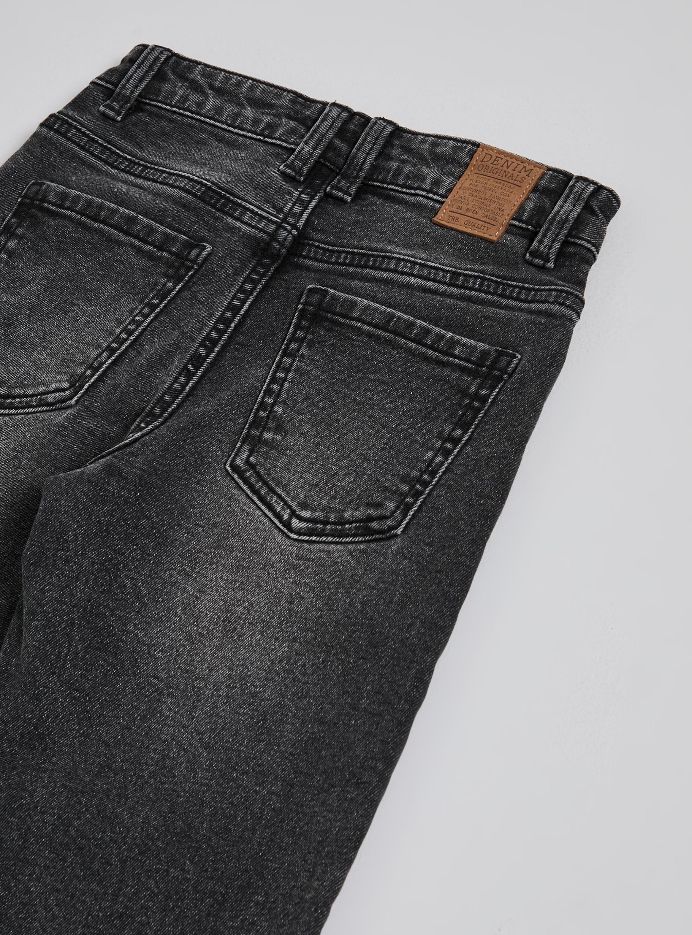 Jeans Slim Fit Básico Denim-2