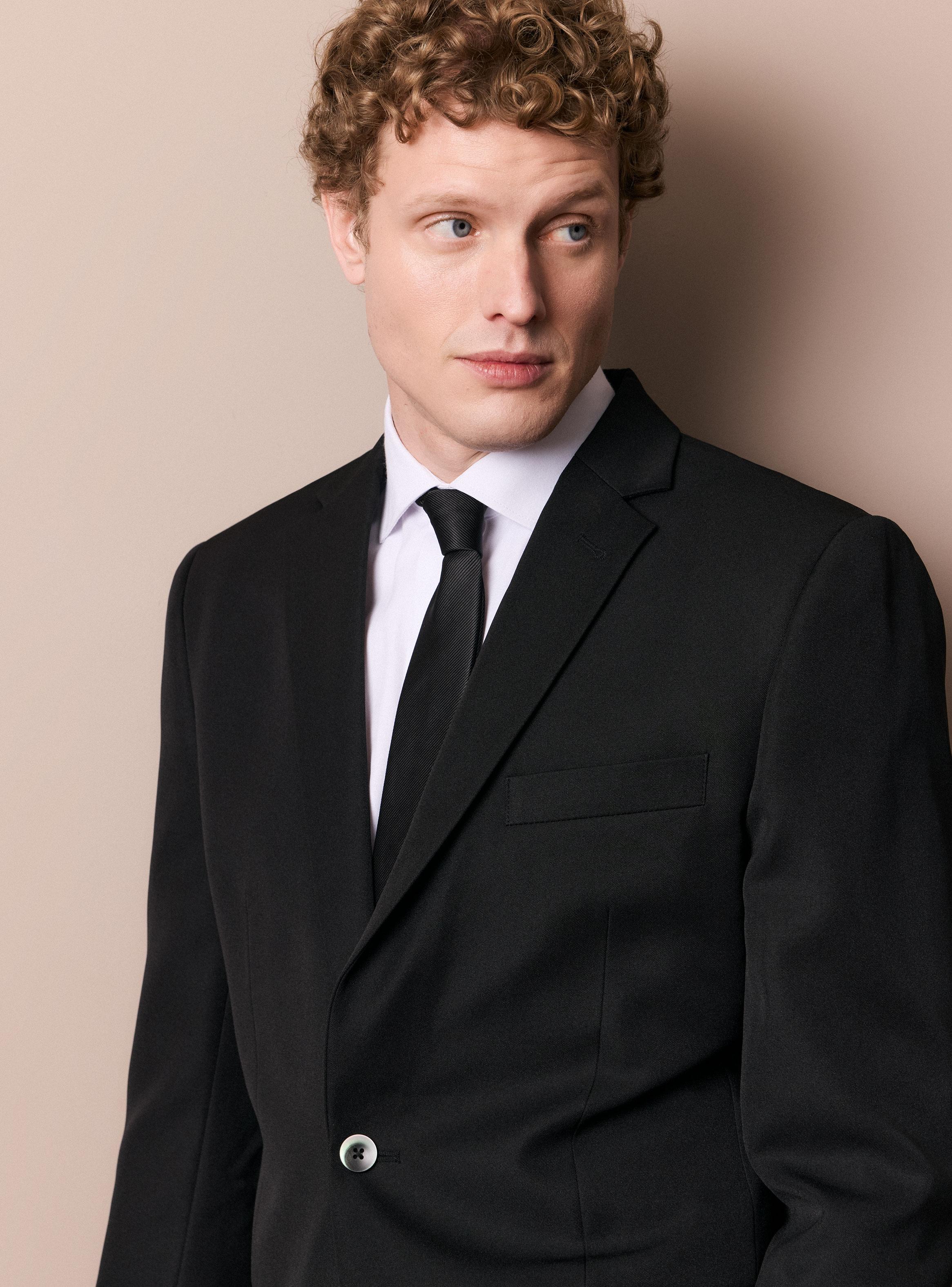 Traje Recto Liso Regular Fit-2