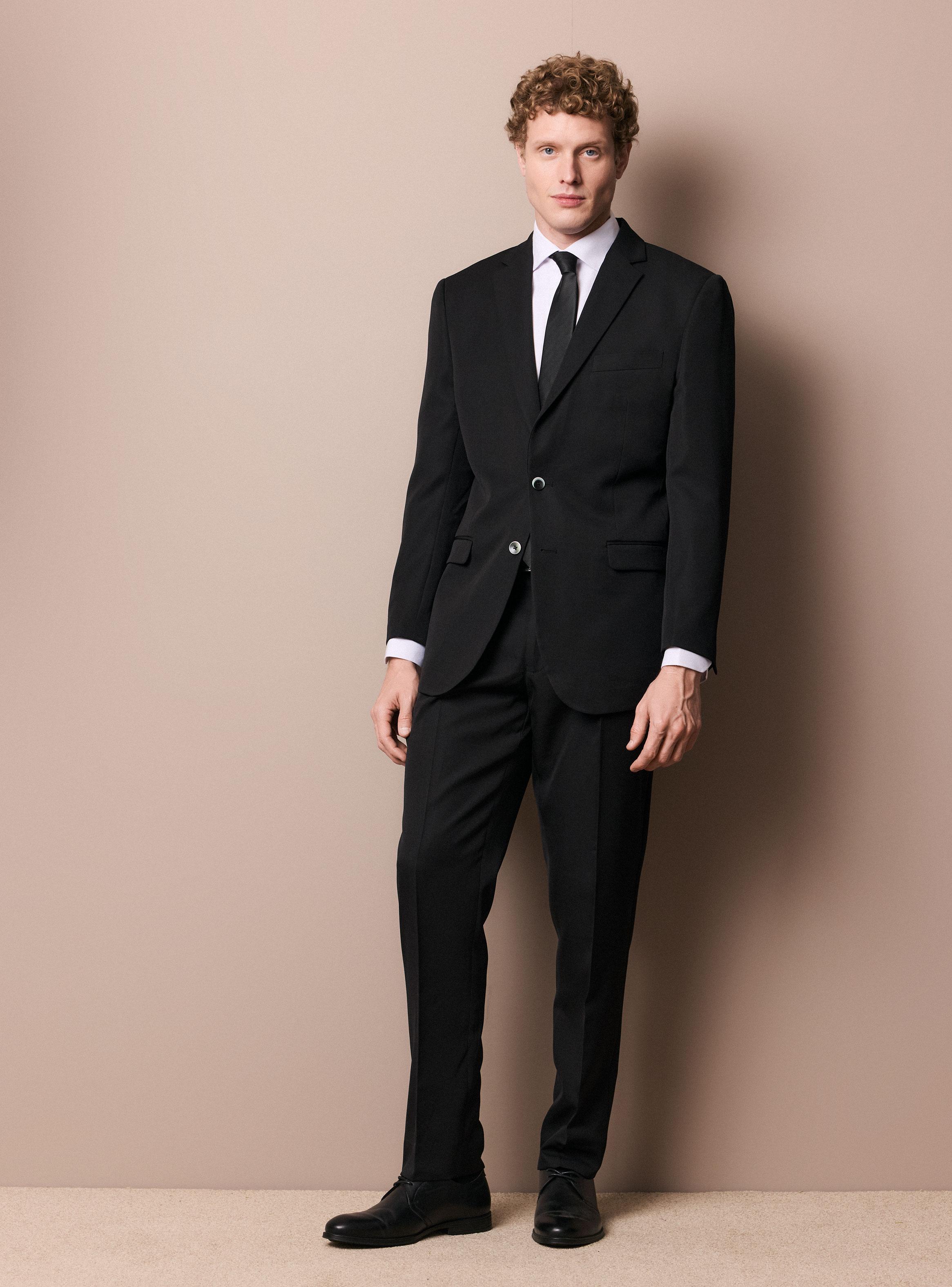 Traje Recto Liso Regular Fit-4