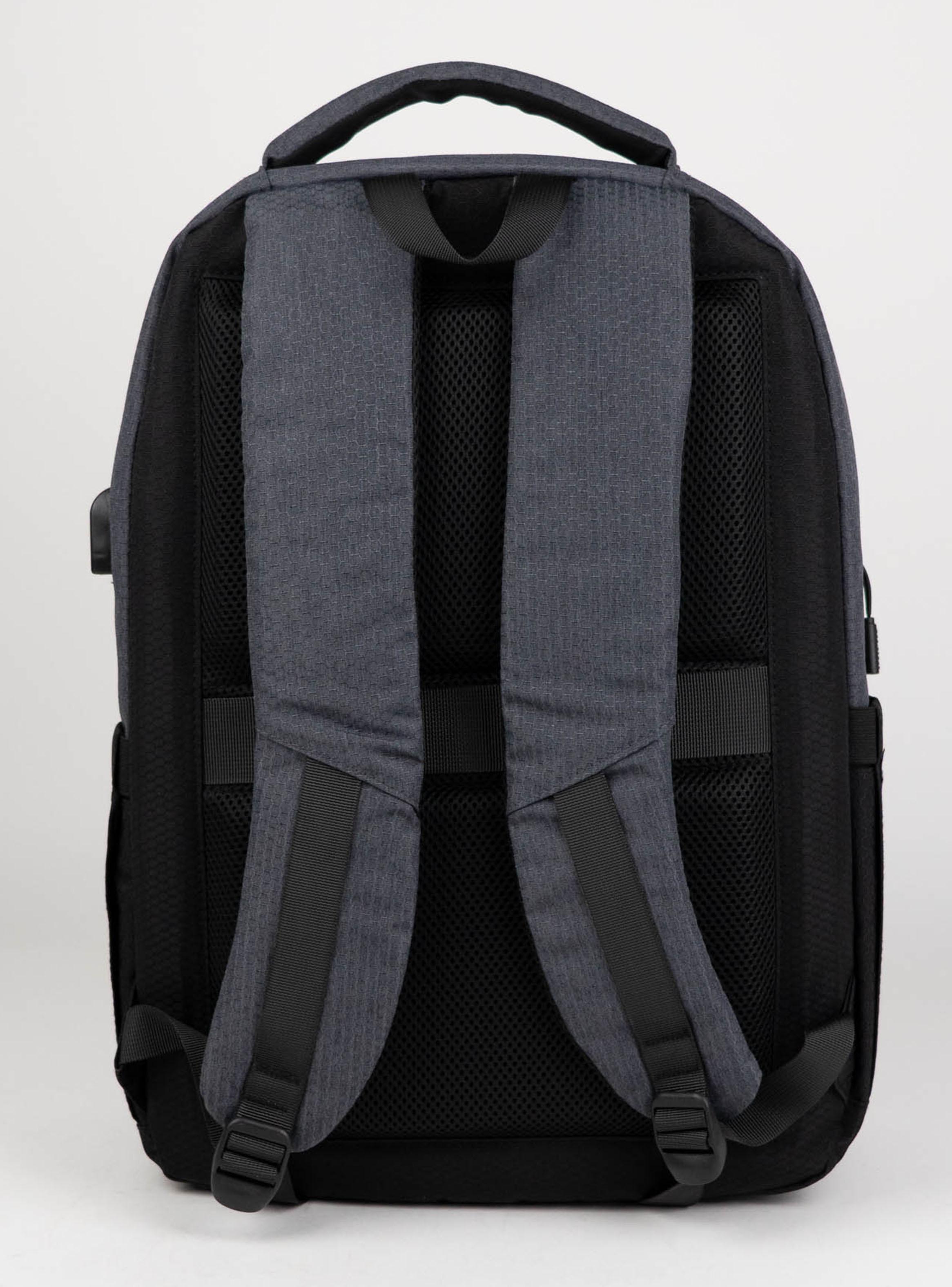 Mochila Escolar Color Block Grey-2