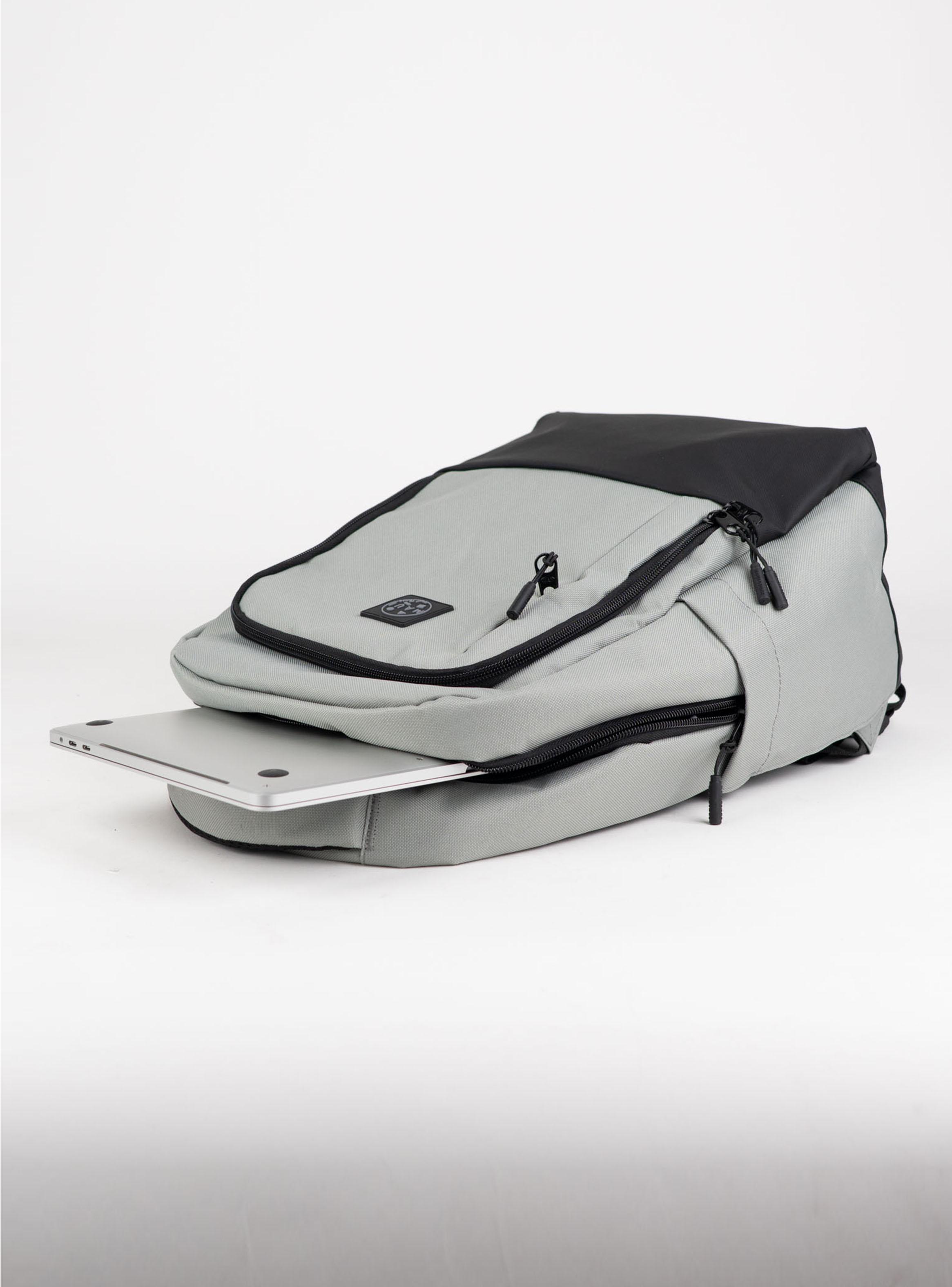 Mochila Escolar Light Grey-4