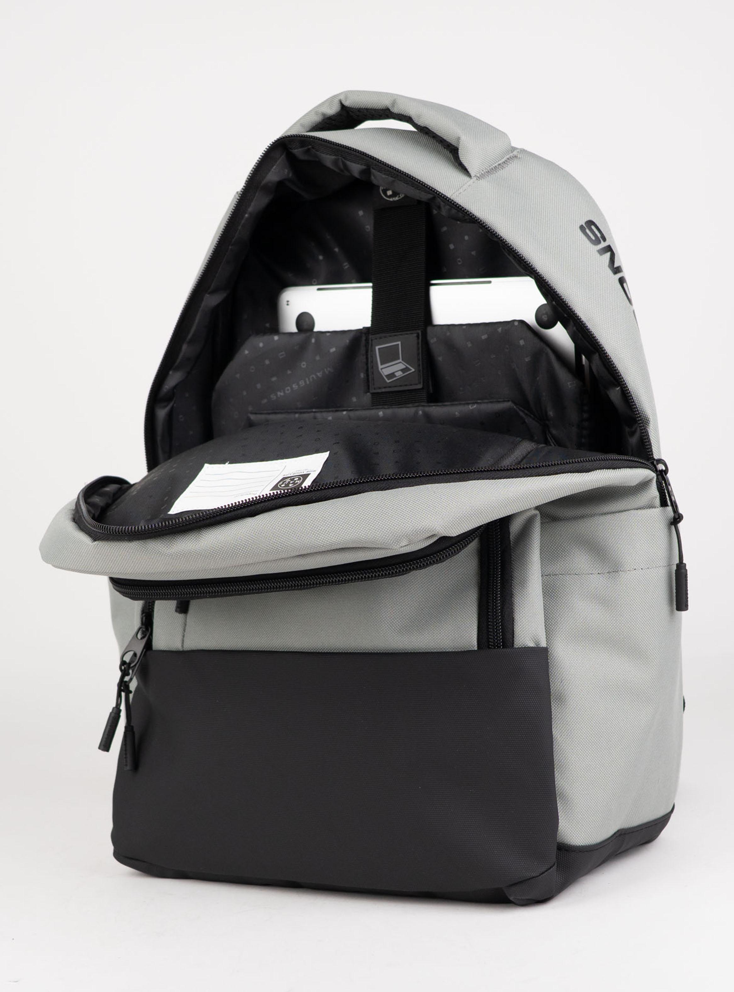 Mochila Escolar Light Grey-3