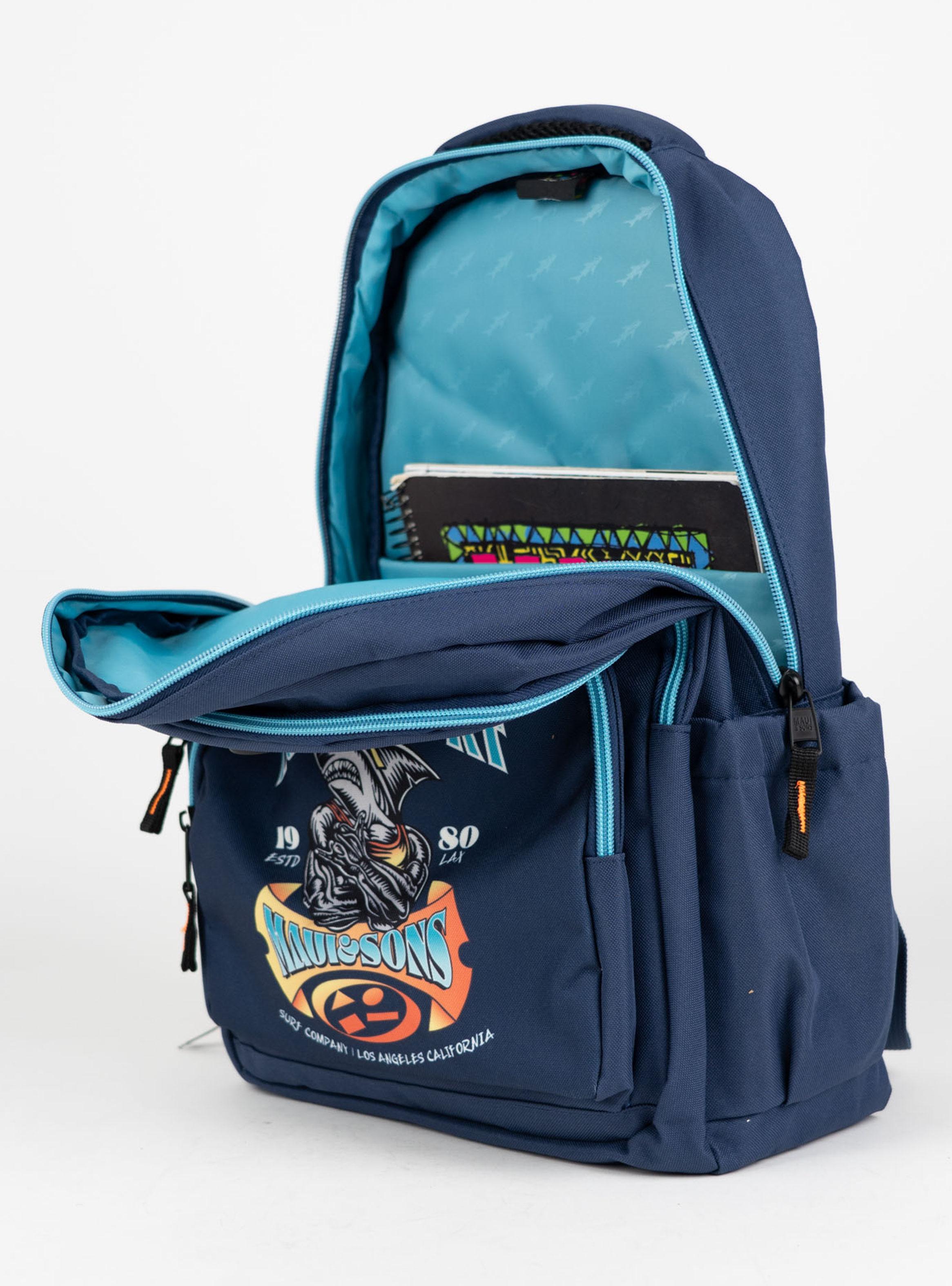 Mochila Escolar Navy con Print-3