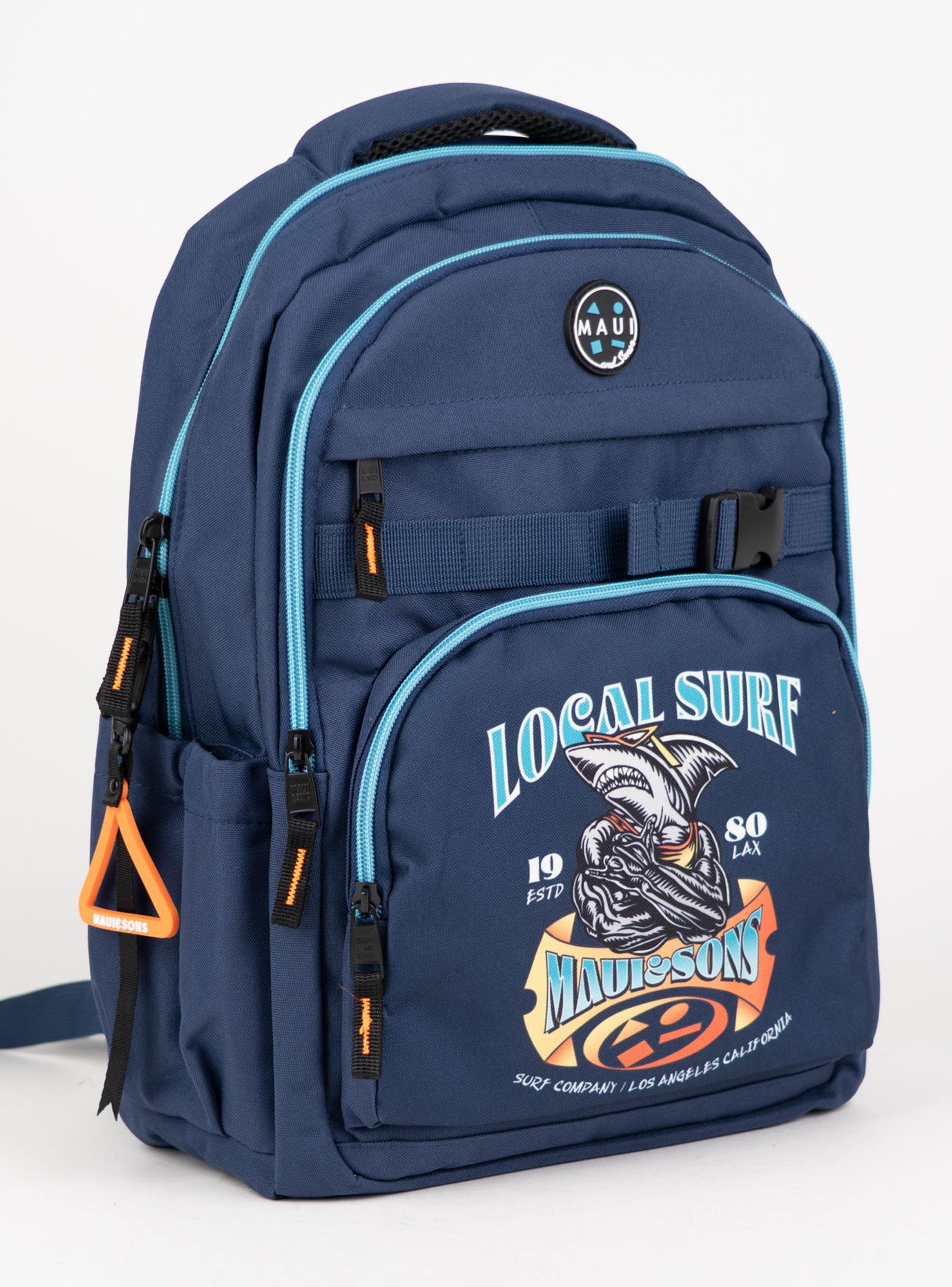 Mochila Escolar Navy con Print-0