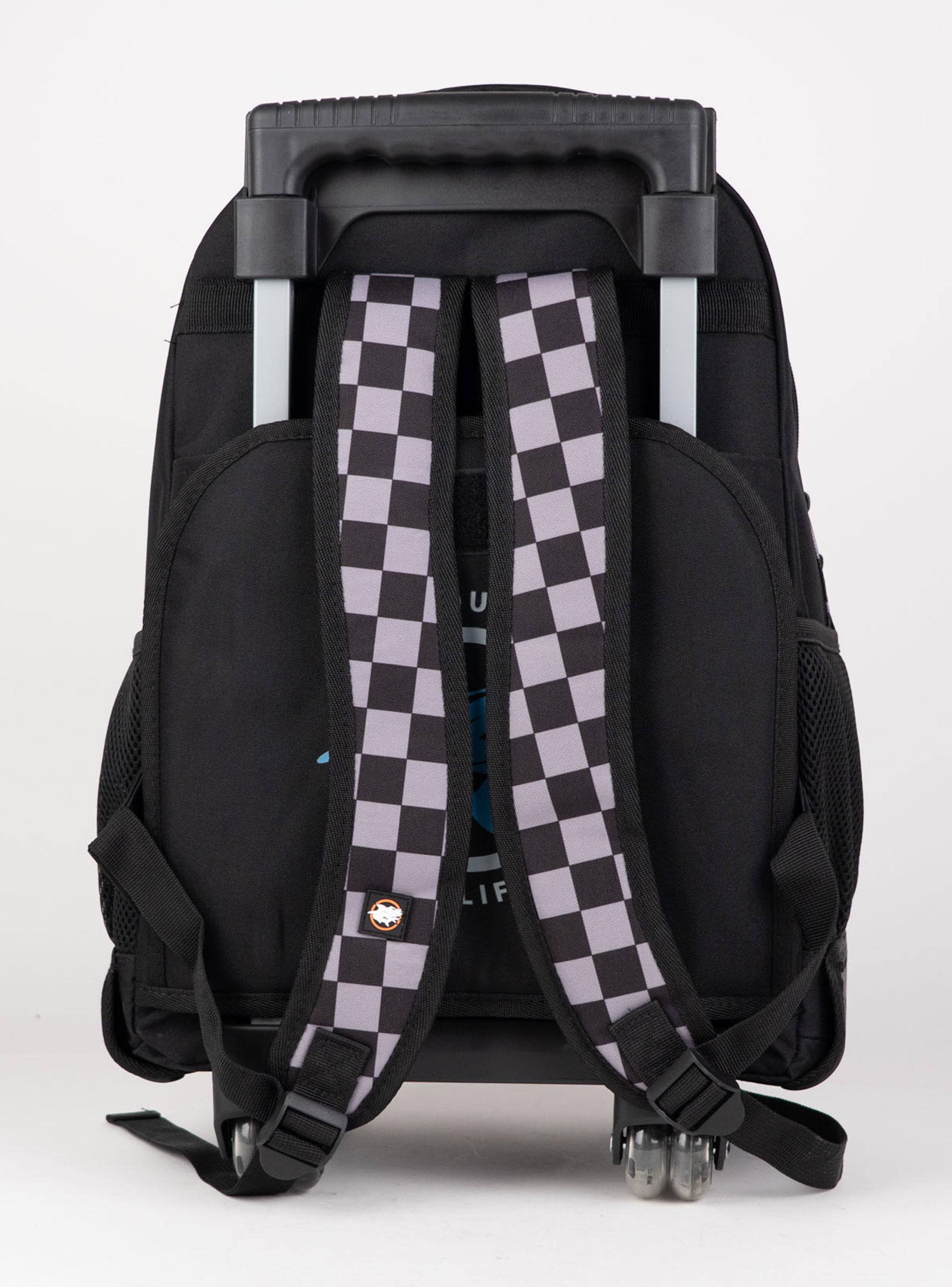 Mochila con Ruedas Black Print-2