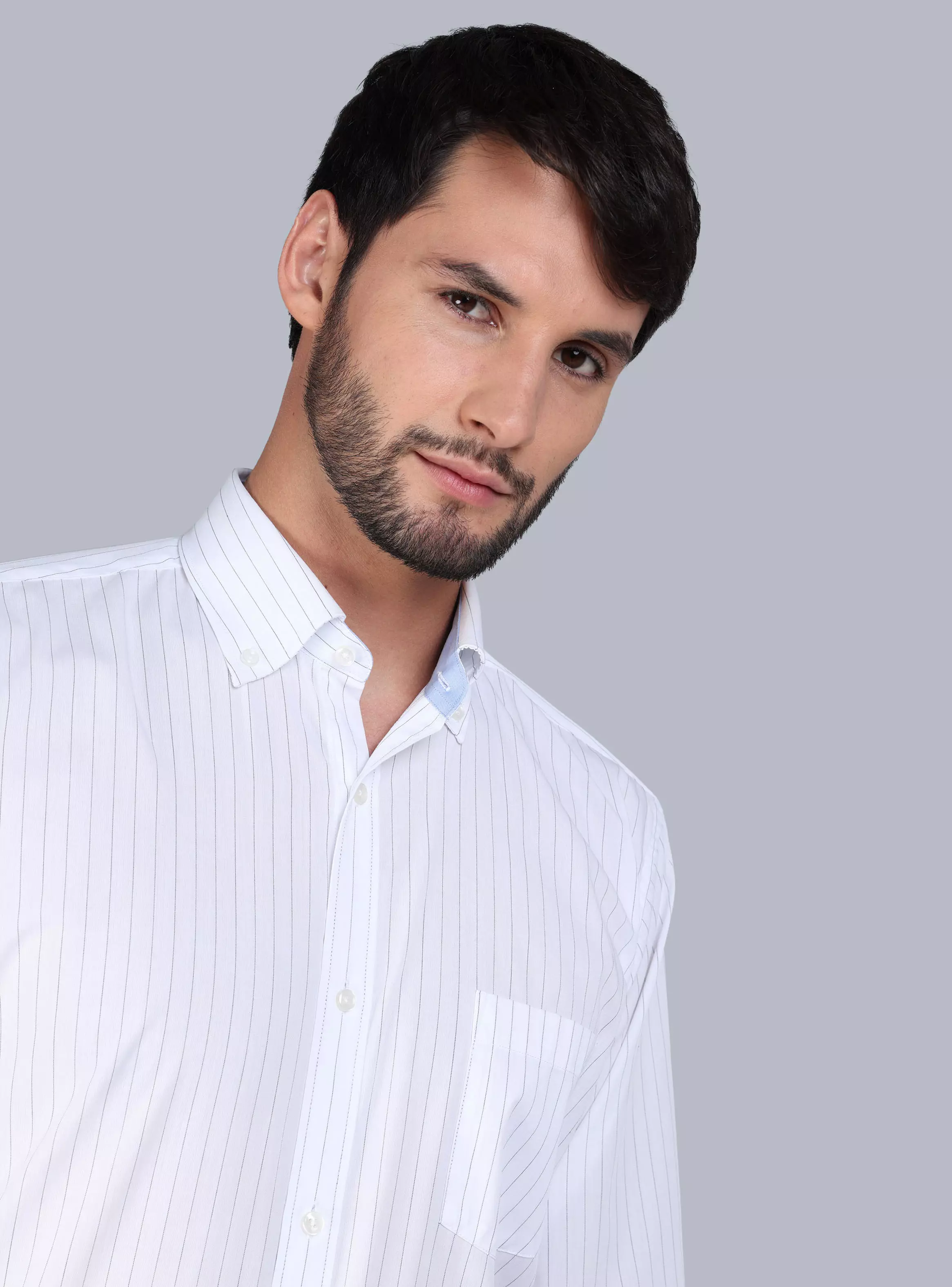 Camisa Formal Diseño a Rayas-2