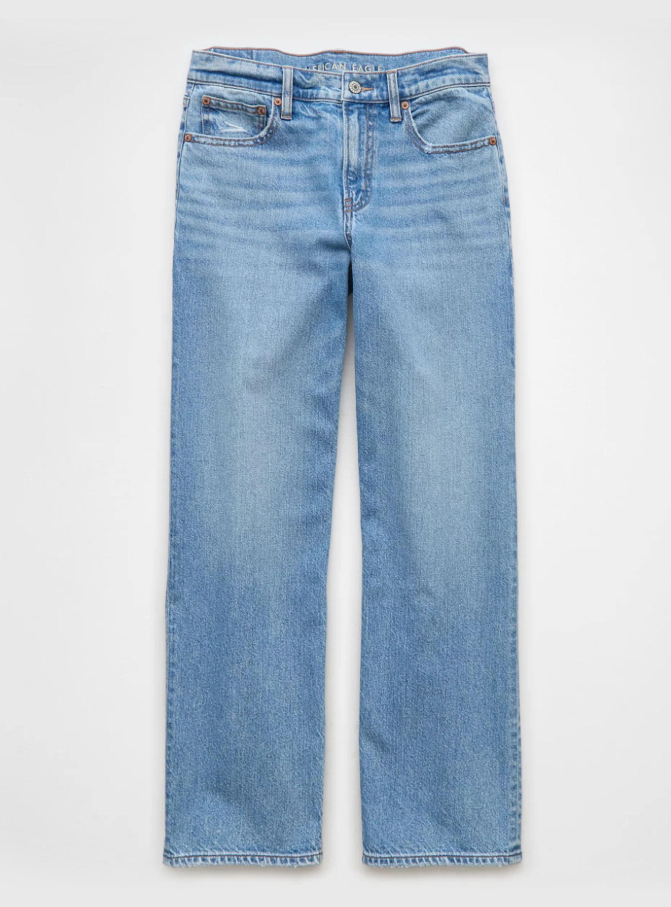 Jeans Ae Strigid Stovepipe Cintura Alta-3
