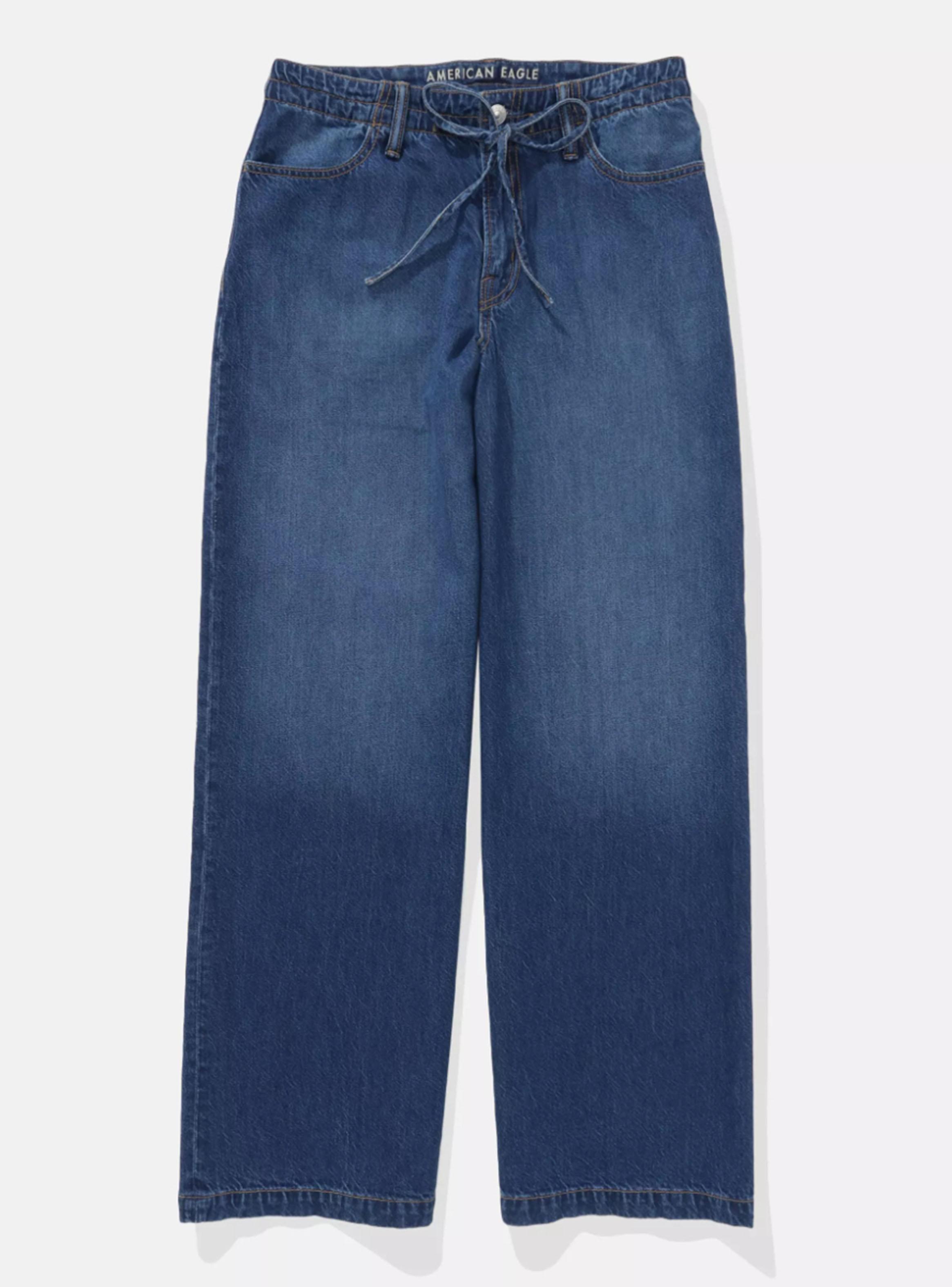 Jeans Ae Ultra Wide Leg Jean Tiro Bajo-2