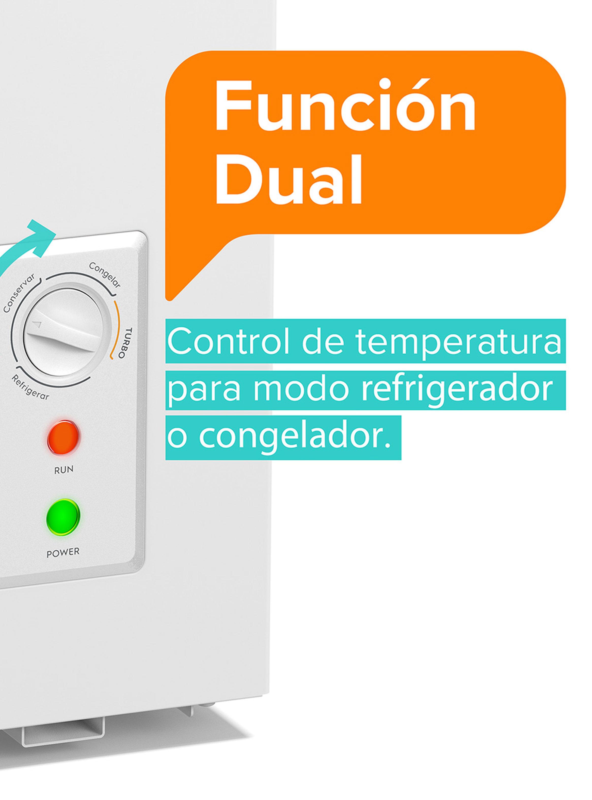 Freezer Horizontal Frío Directo 97 Litros H100 Función Dual-5