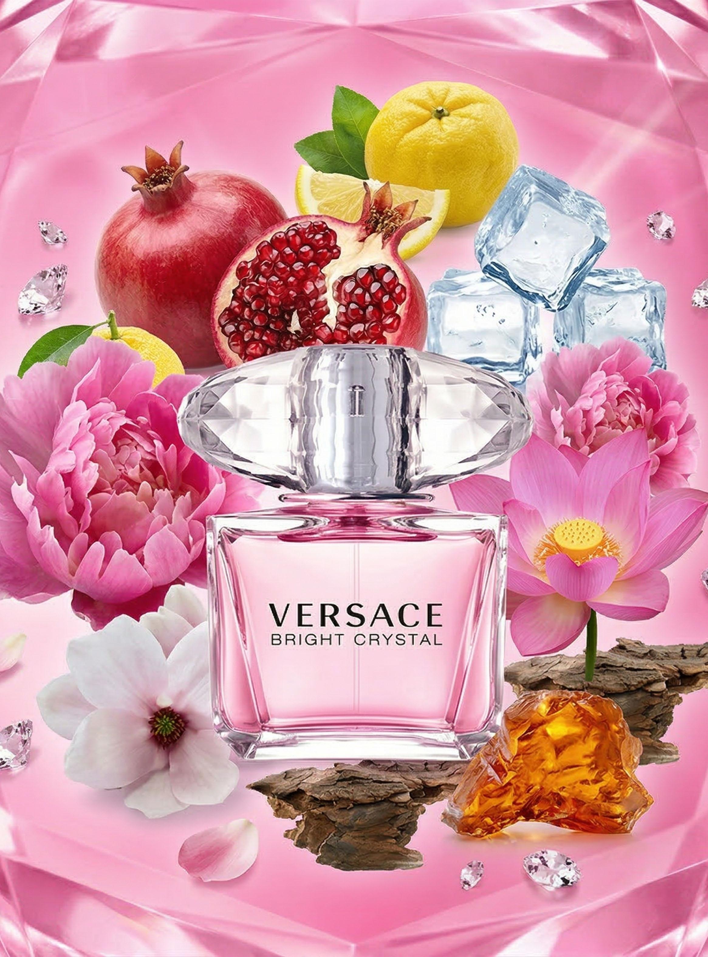 Set Perfume Brigth Crystal Versace EDT Mujer 30 ml + Body Lotion 50 ml-2