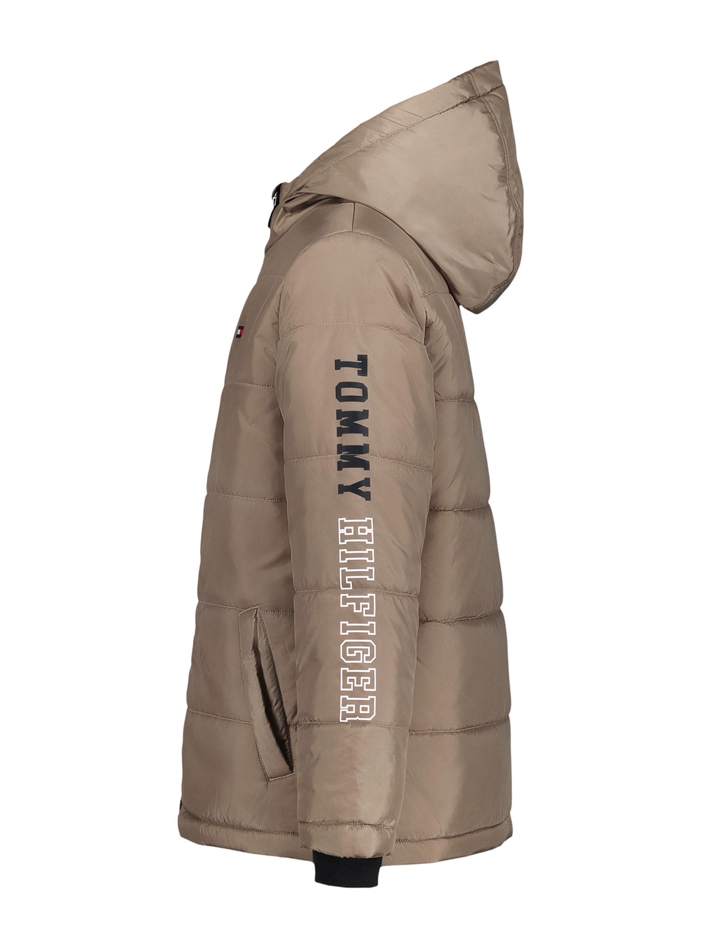 Parka con Logo en Manga Bicolor-2