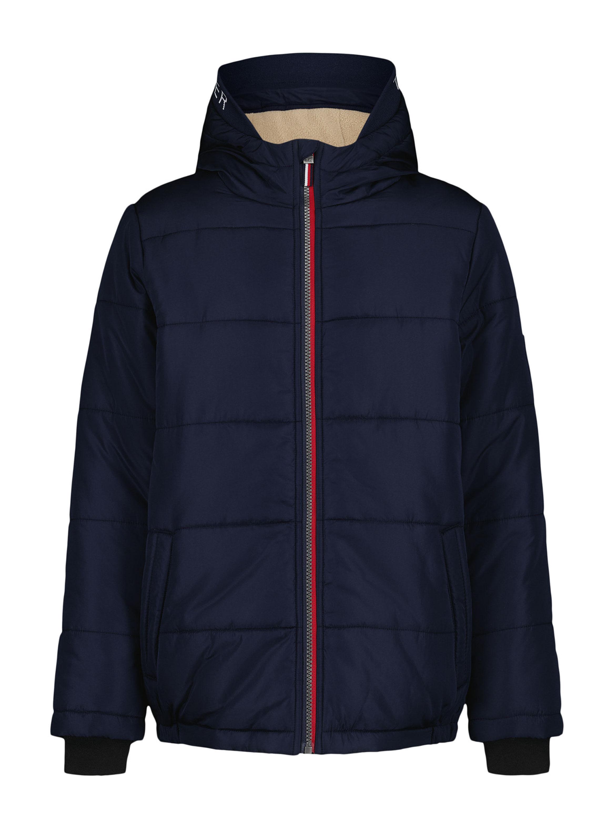 Parka Detalle Cierre Color con Logo en Manga-0